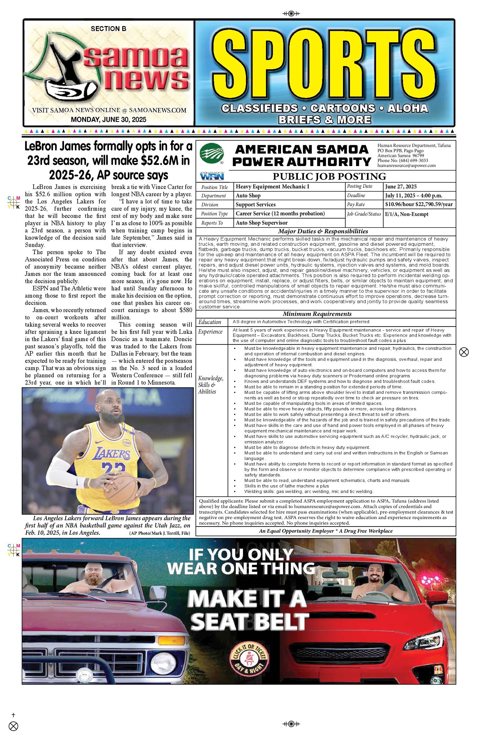 SN Sports Monday, June 30, 2025