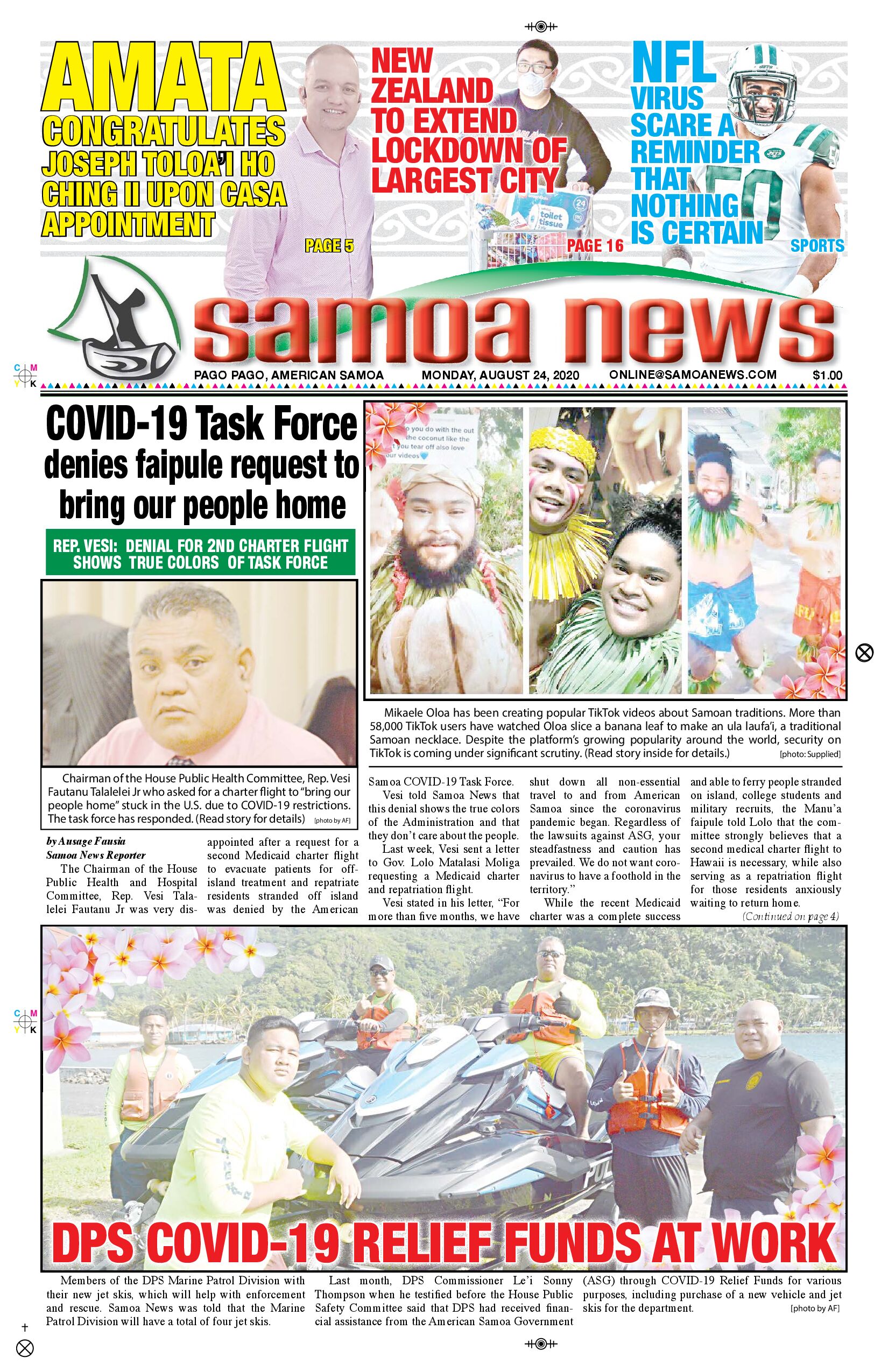 SN News Monday, Aug. 24, 2020