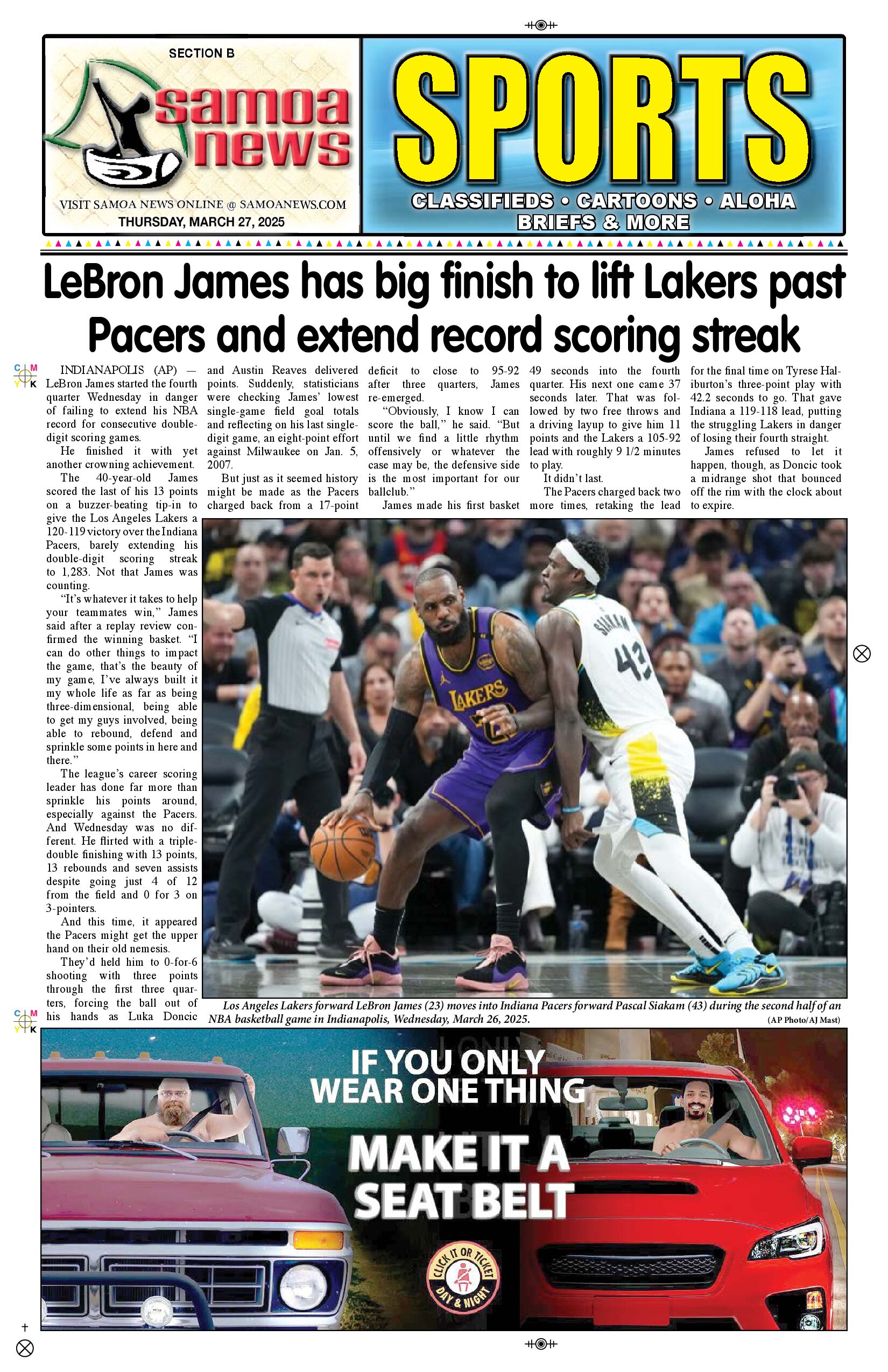 SN Sports Thursday, March 27, 2025