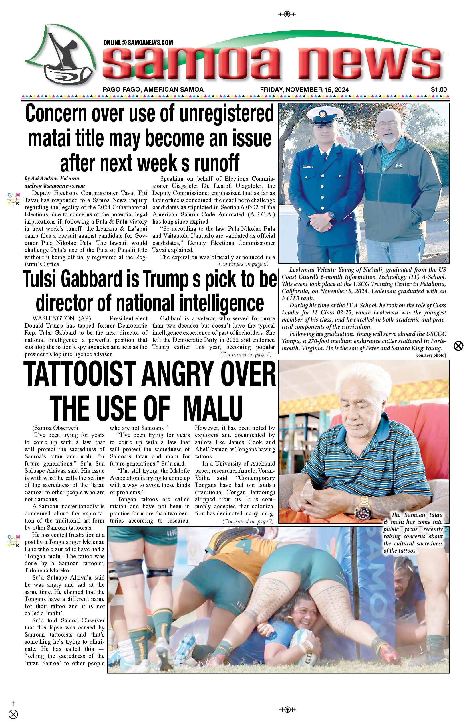 SN News Friday, November 15, 2024