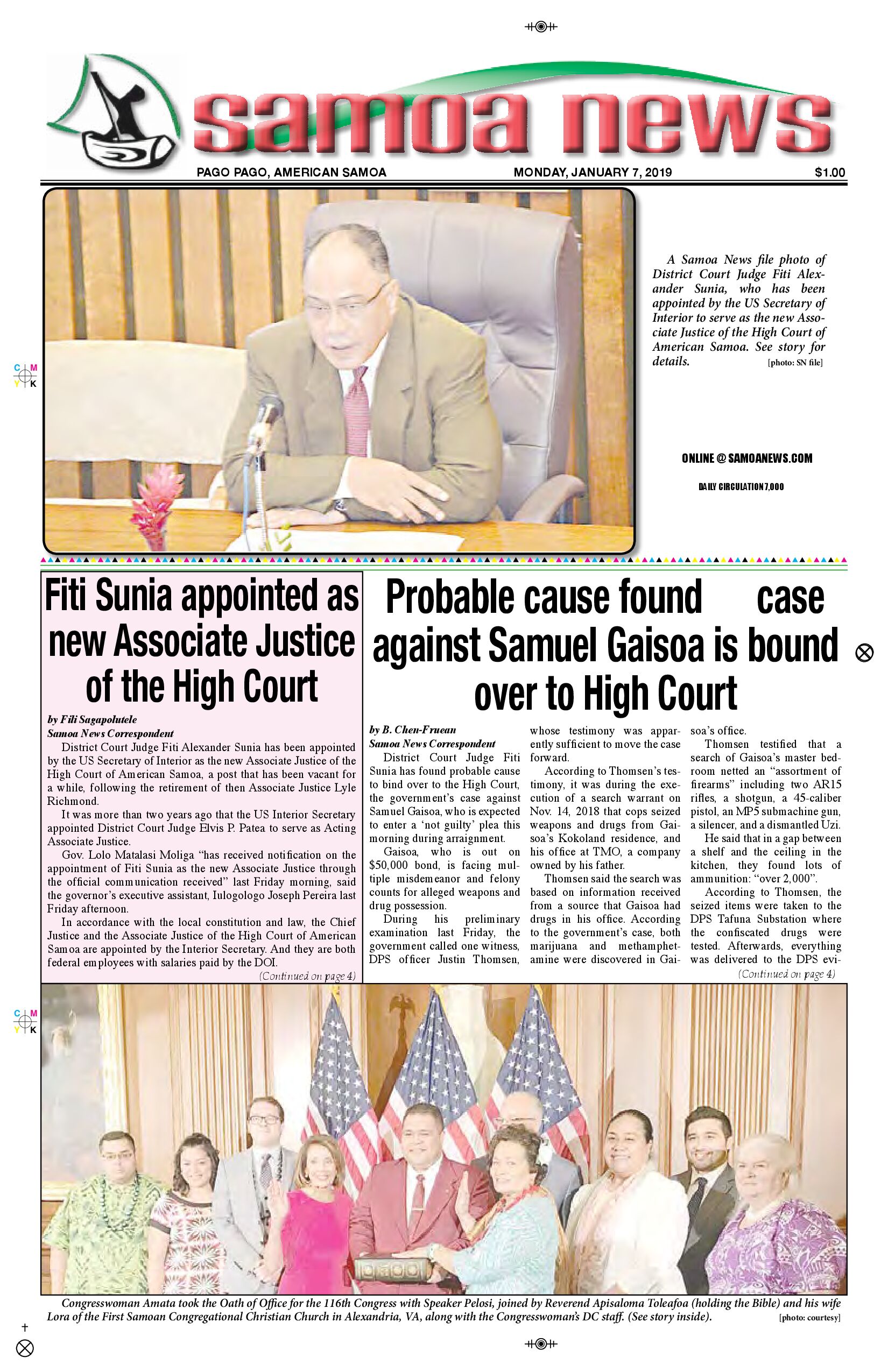 SN News Monday, January 07, 2019