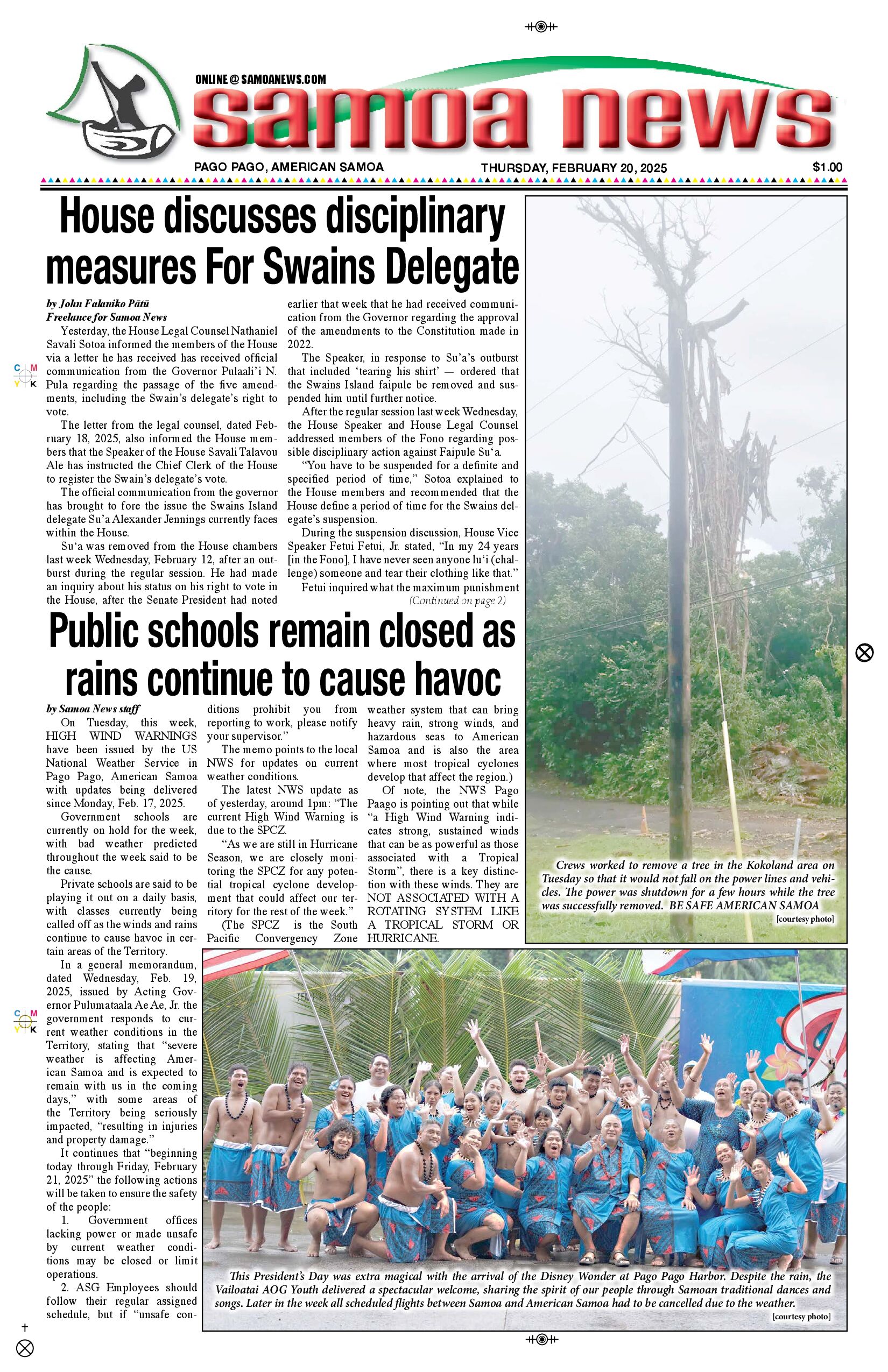 Thursday, February 20, 2025 pdf links