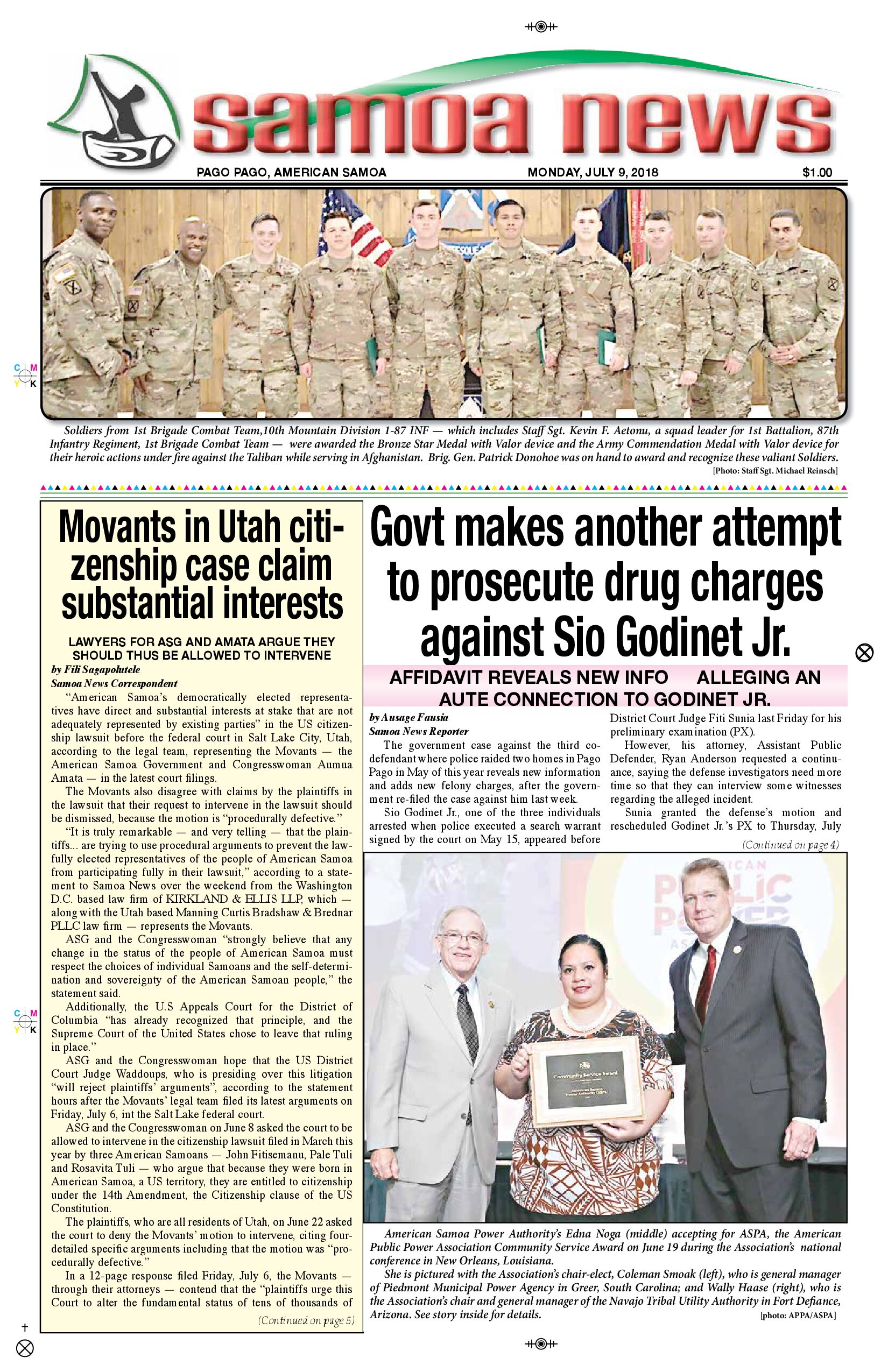 SN News Monday, July 9, 2018