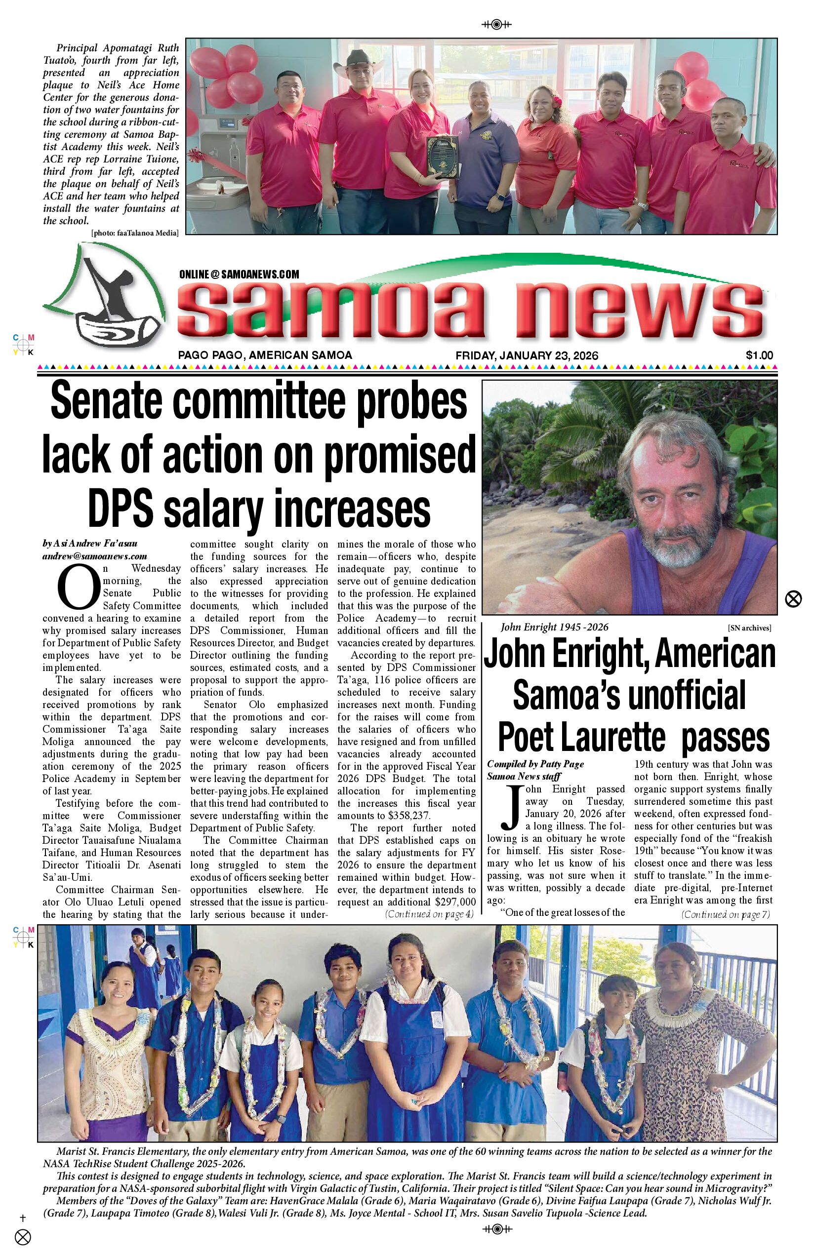 SN News Friday, January 23, 2026