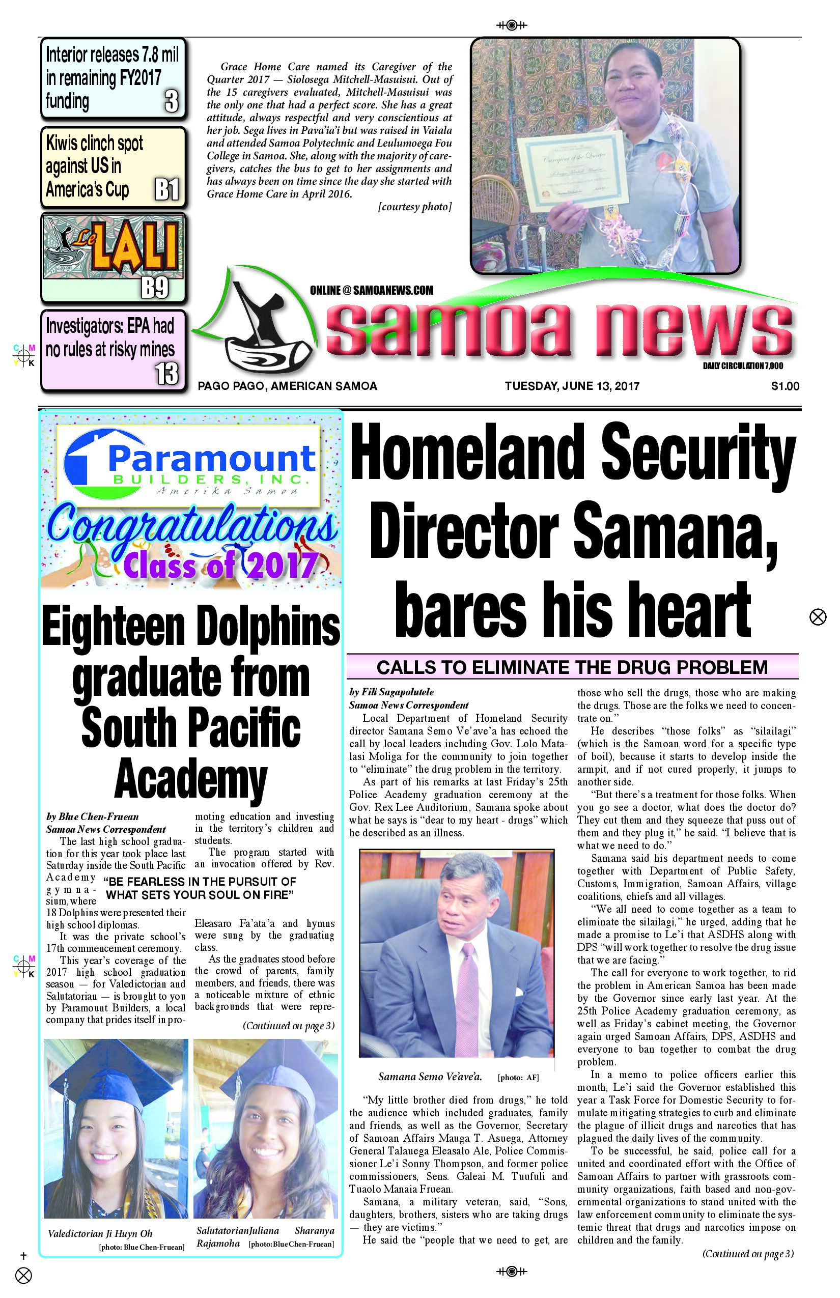 SN News Tuesday, June 13, 2017