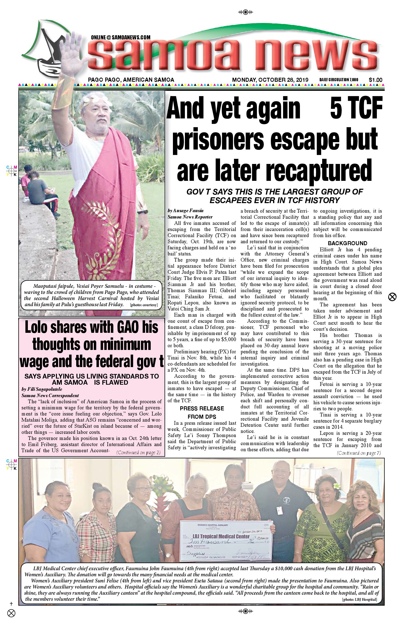 SN News Monday, October 28, 2019