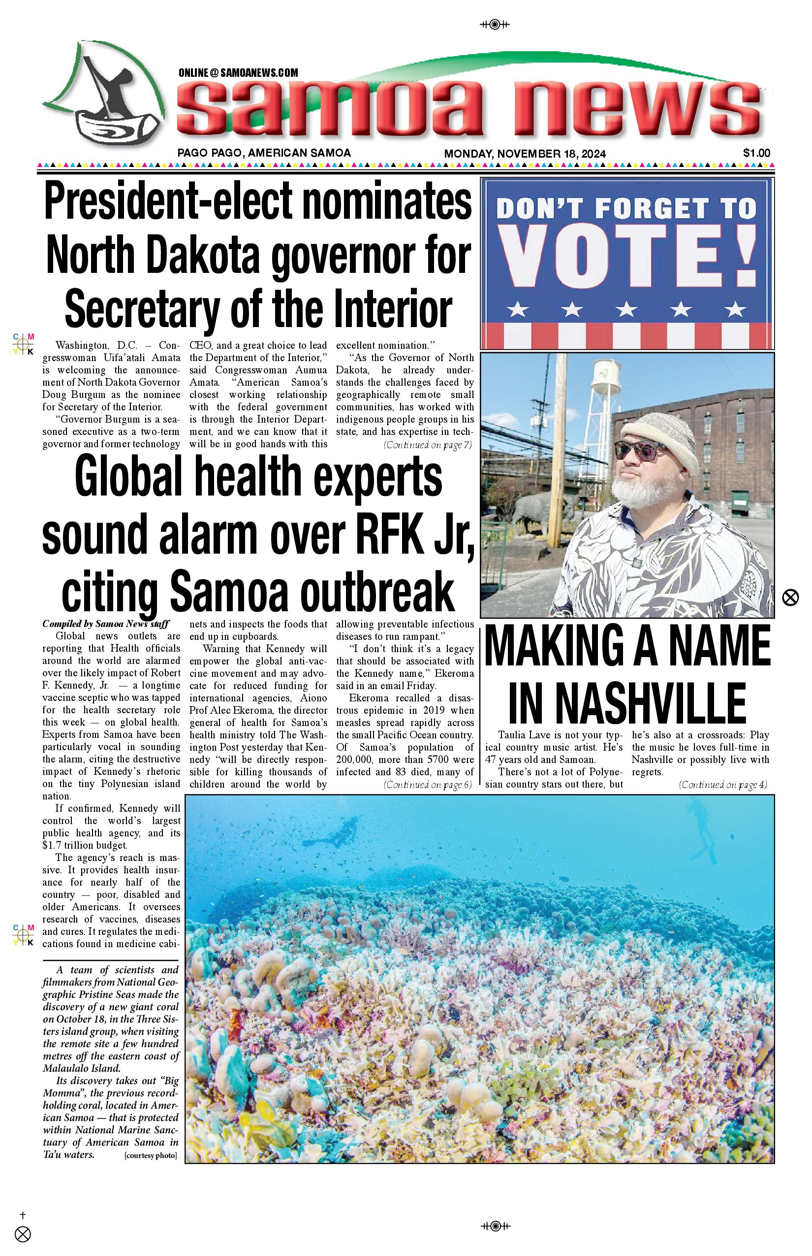 SN News Monday, November 18, 2024 