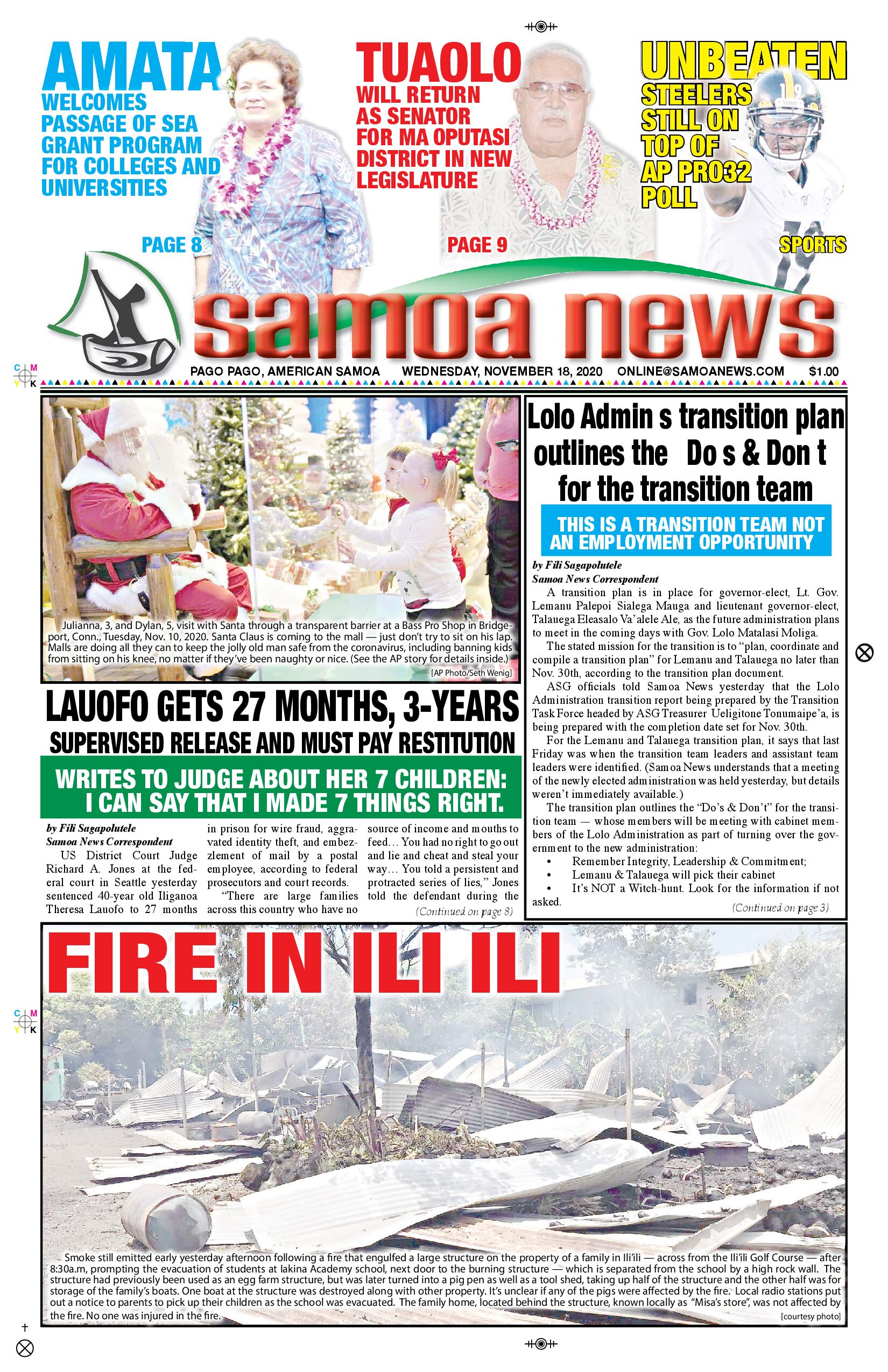 SN News Wednesday, Nov. 18, 2020 