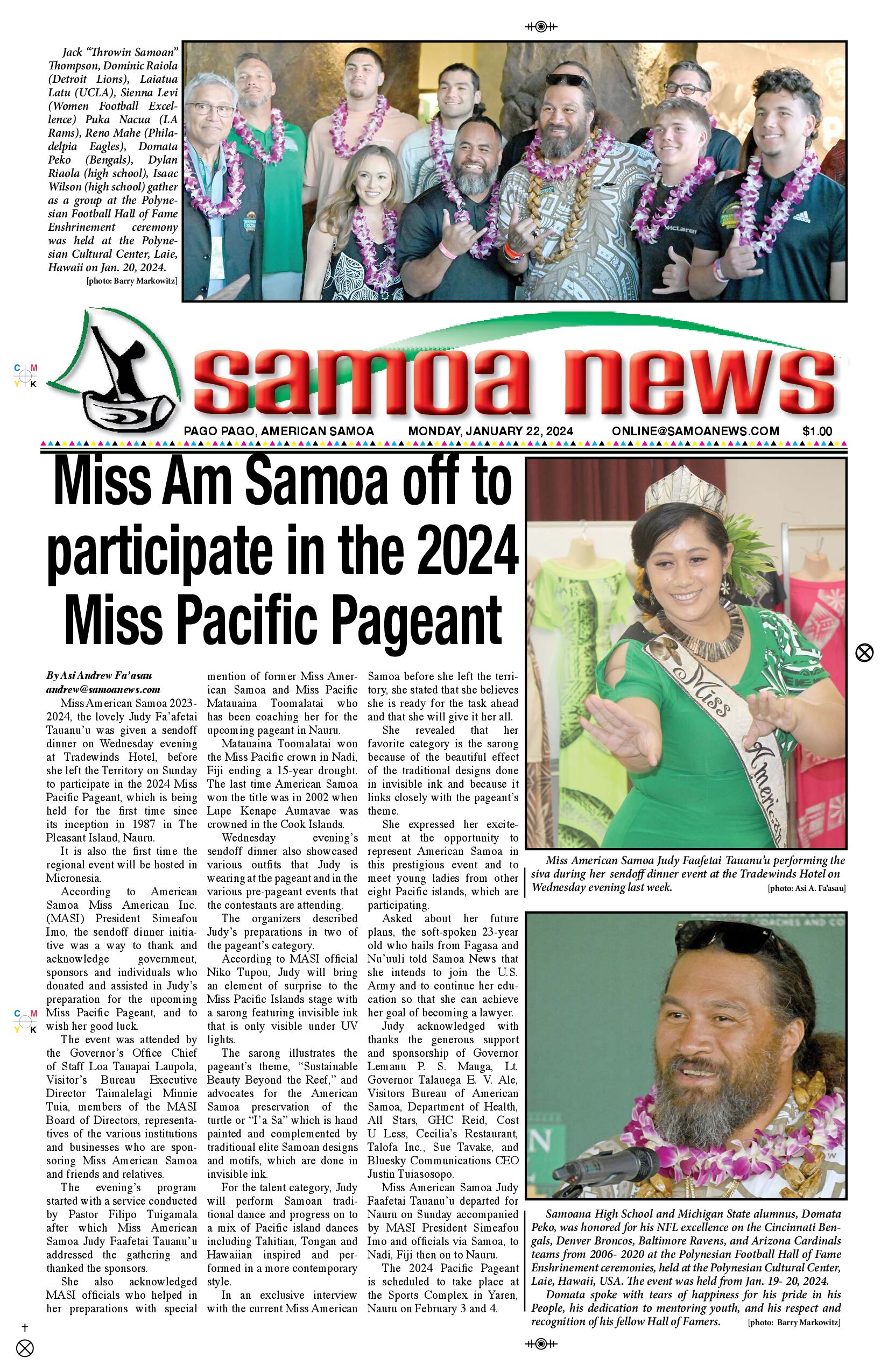 SN News Monday, January 22, 2024