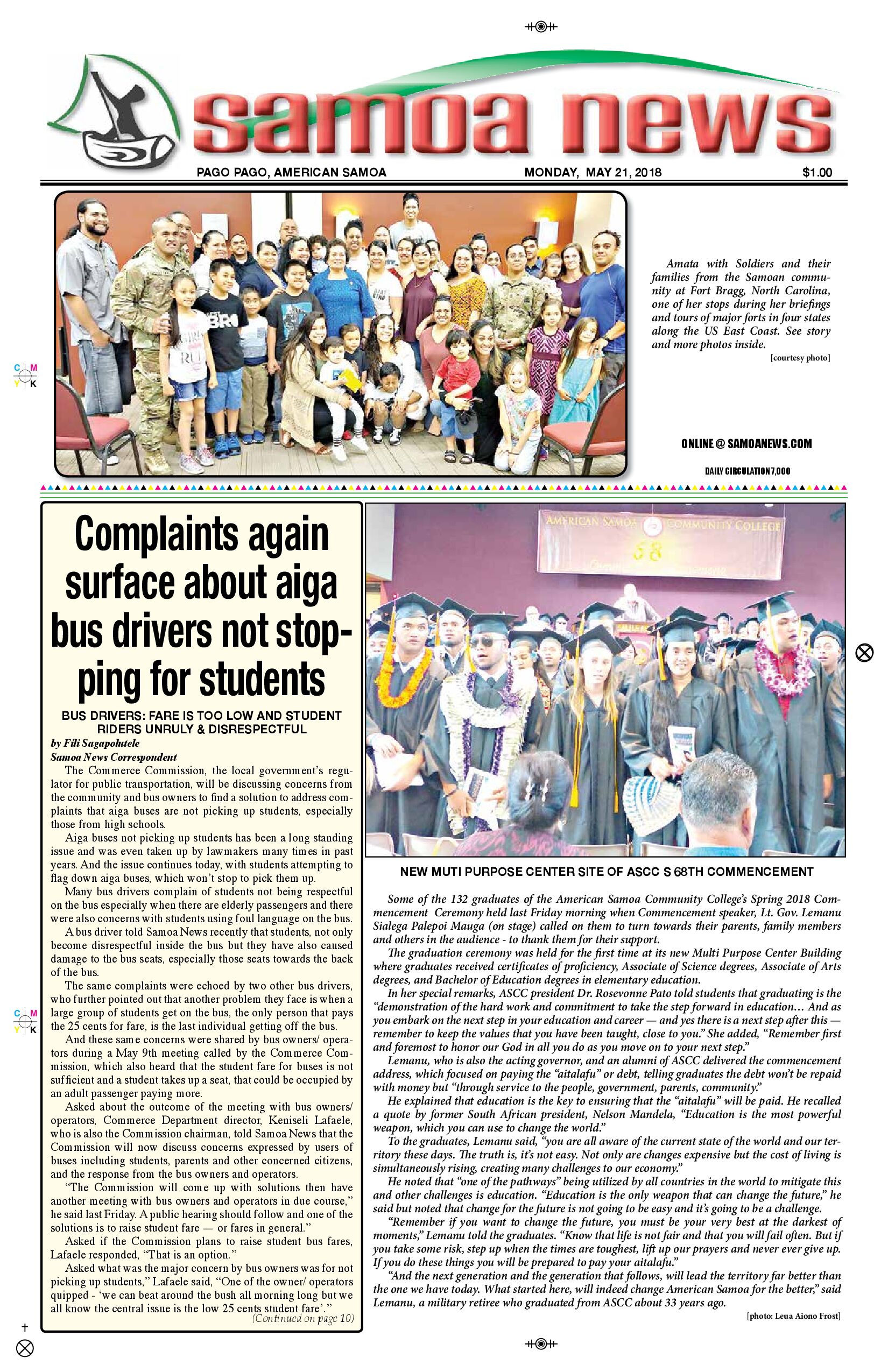 SN News Monday, May 21, 2018