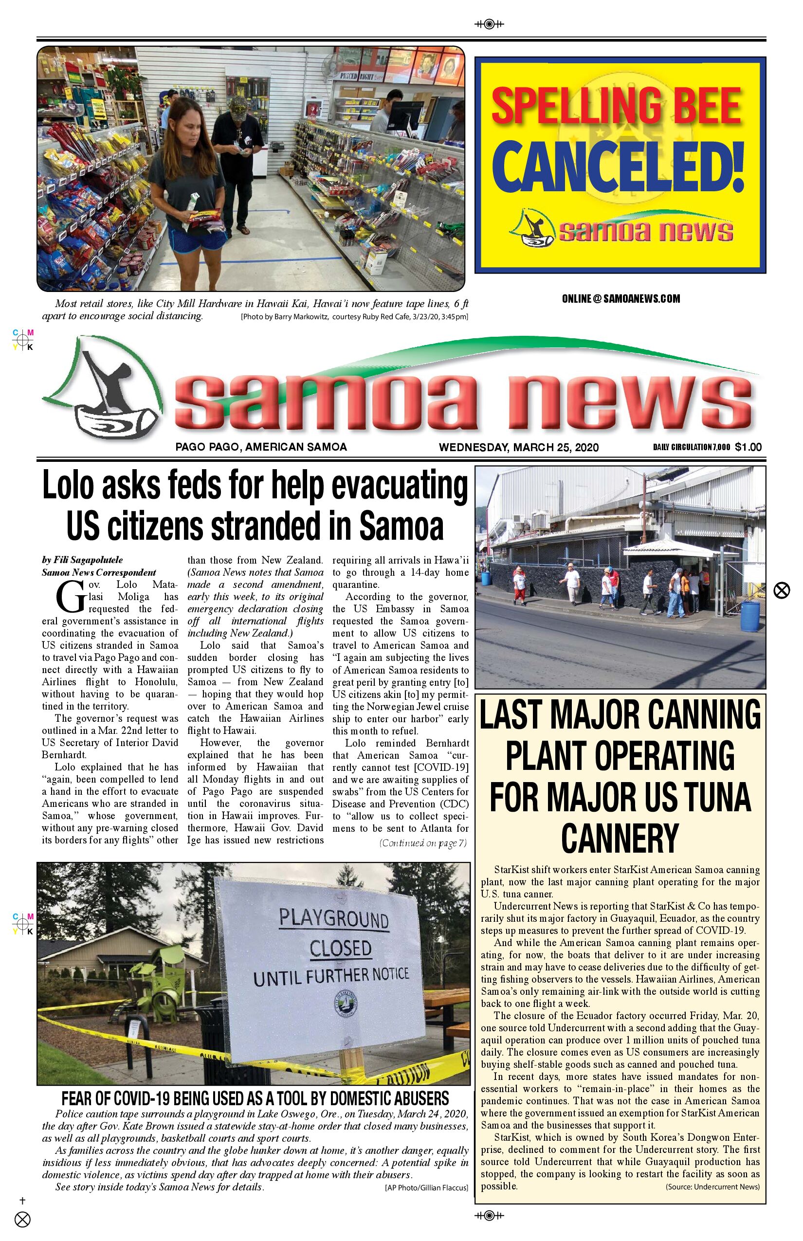 SN News Wednesday, March 25, 2020