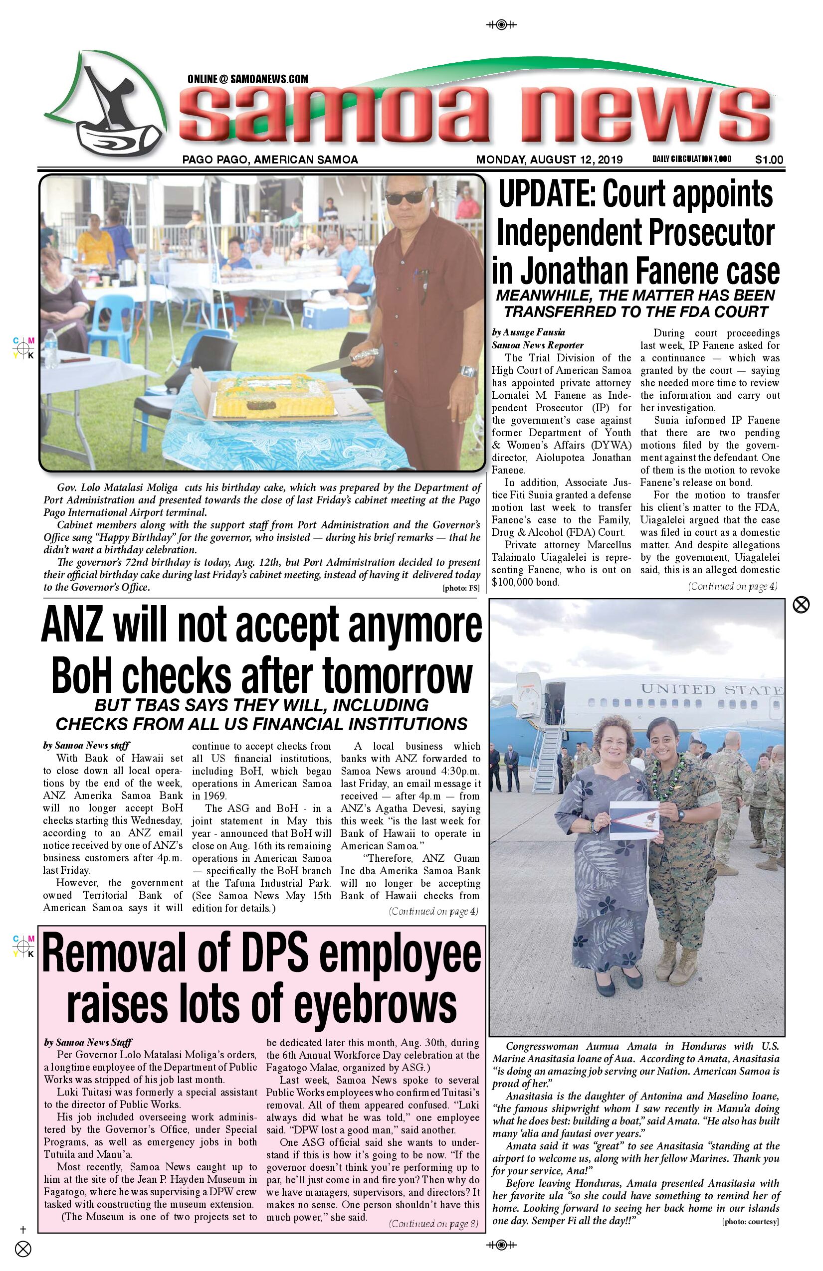 SN News Monday, August 12, 2019