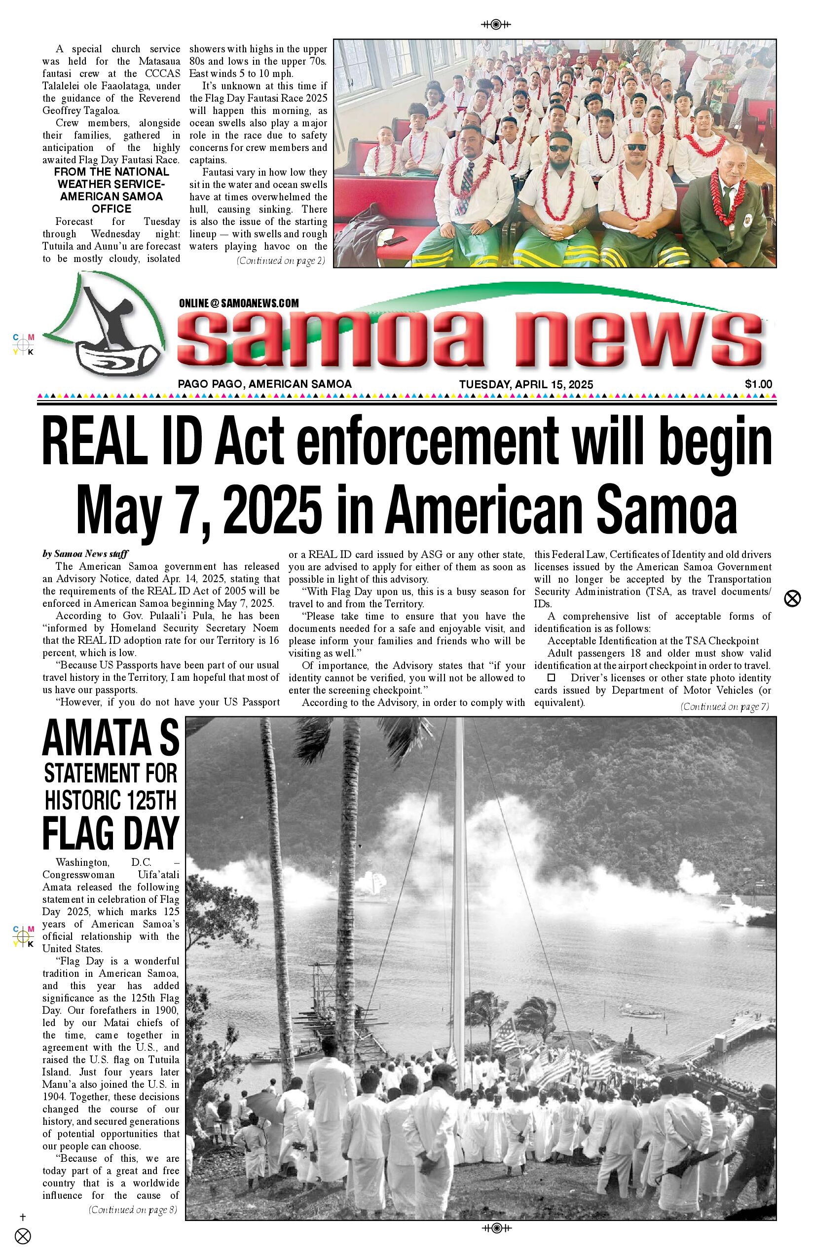 SN News Tuesday, April 15, 2025