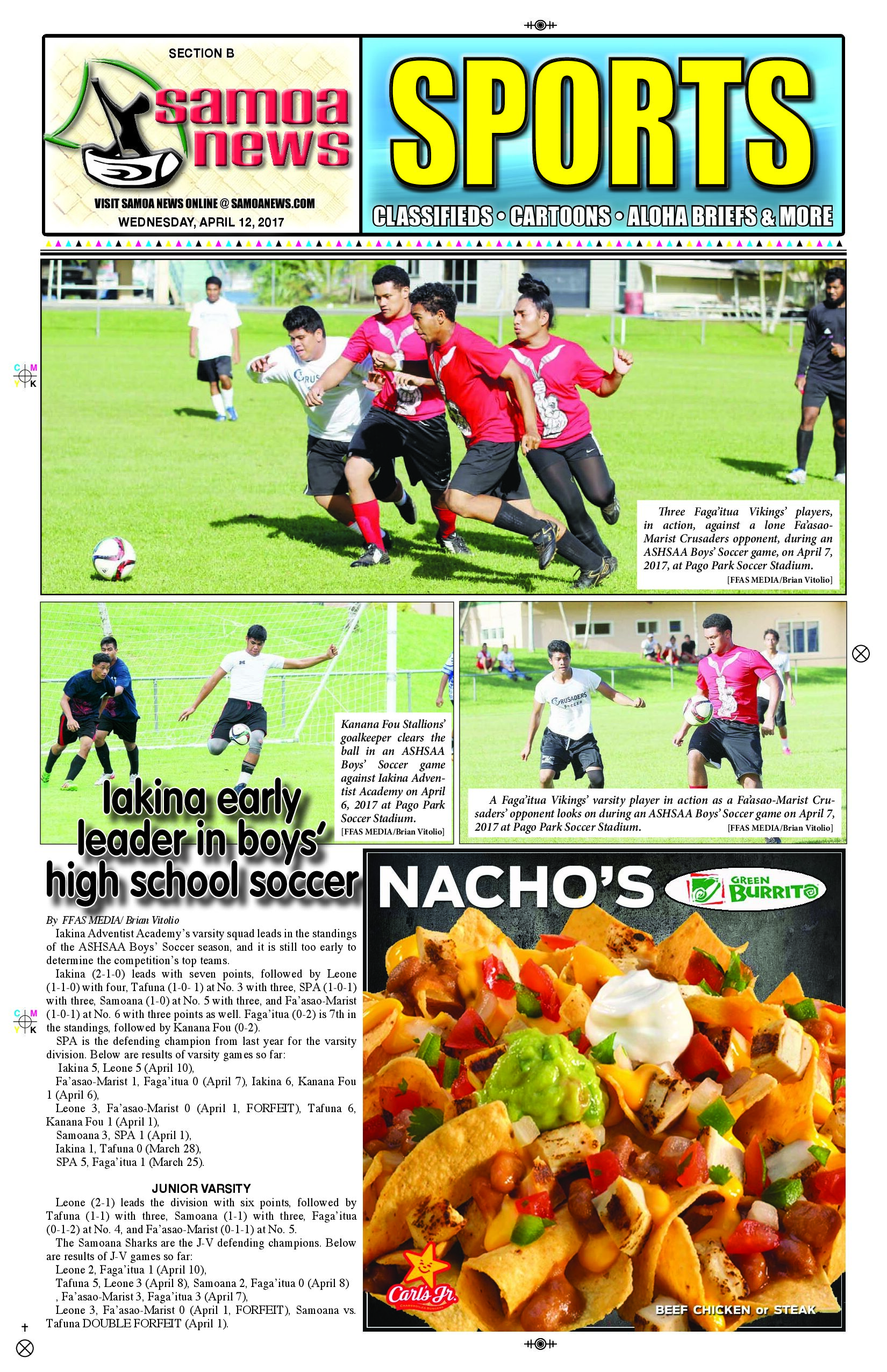 SN Sports Wednesday April 12, 2017