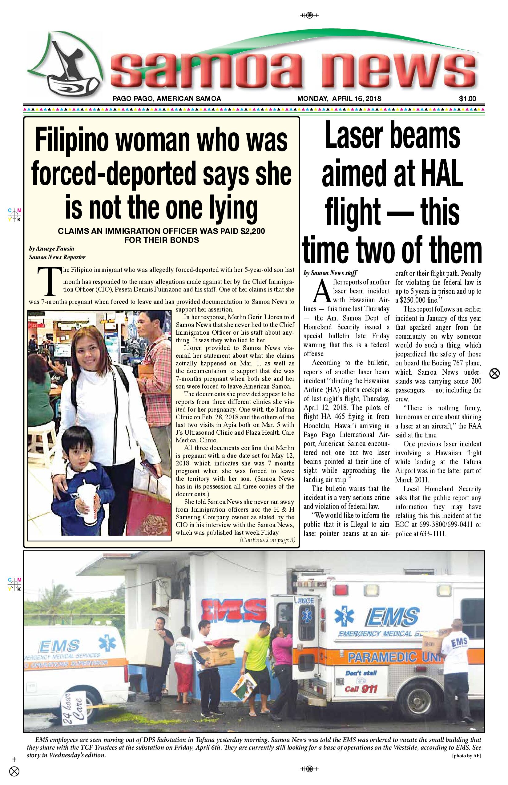 SN News Monday, April 16, 2018