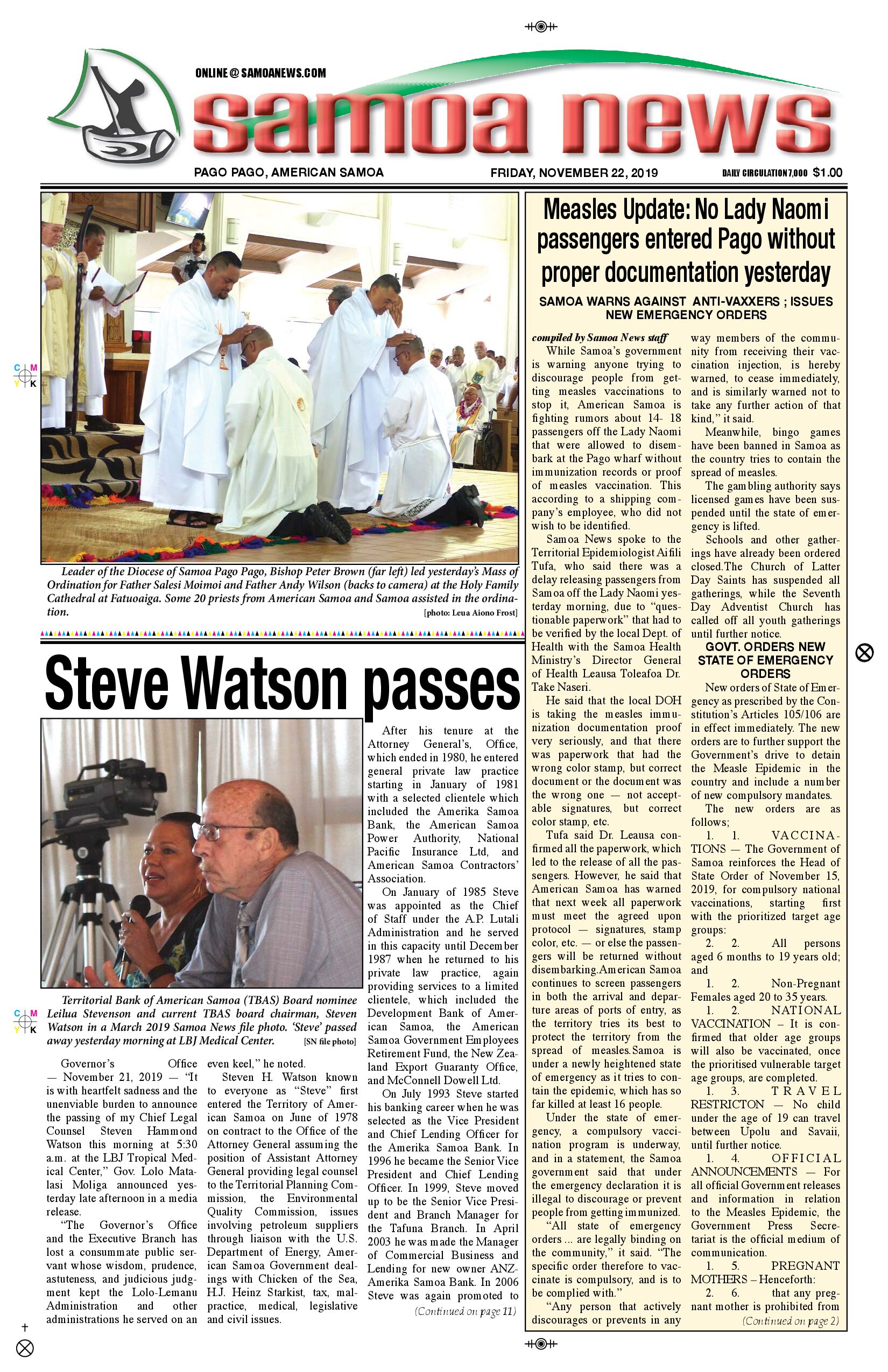 SN News Friday, November 22, 2019