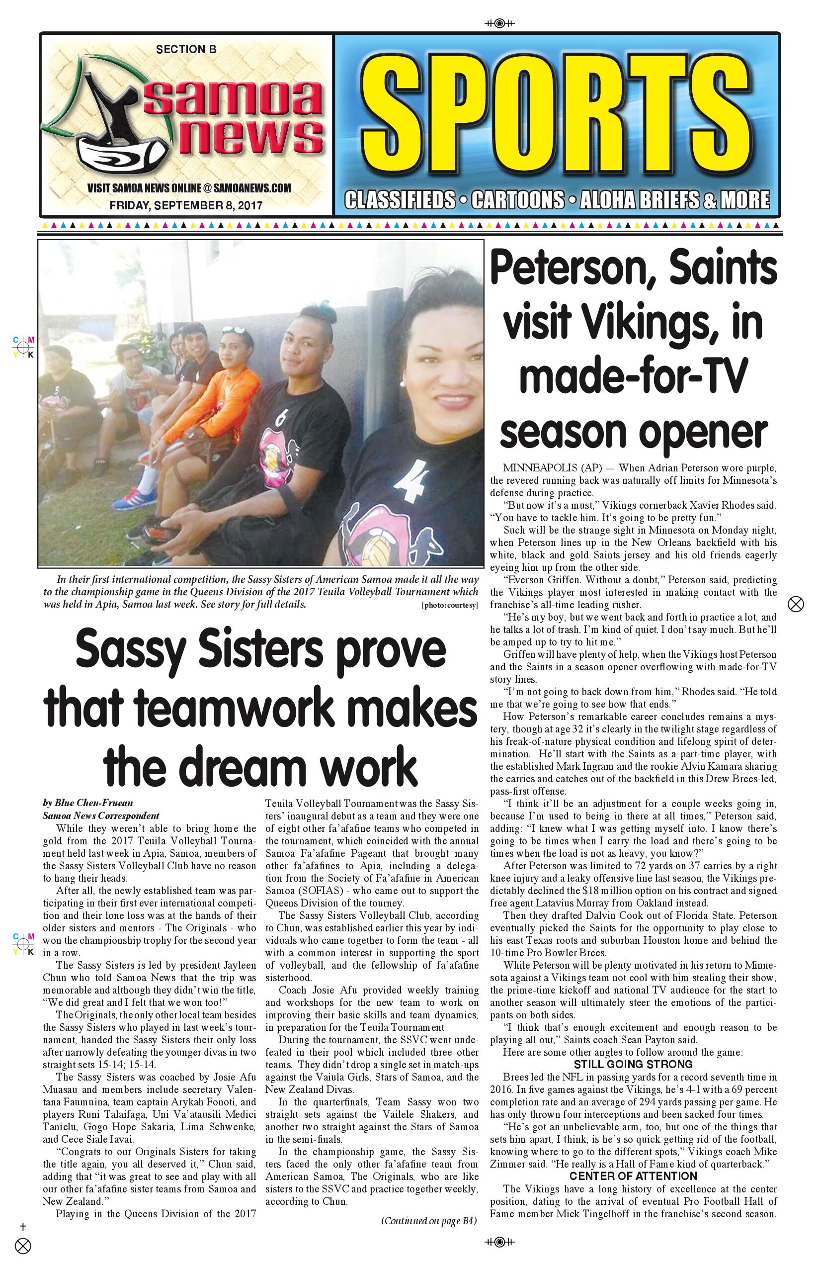 SN Sports Friday, Sept. 08, 2017