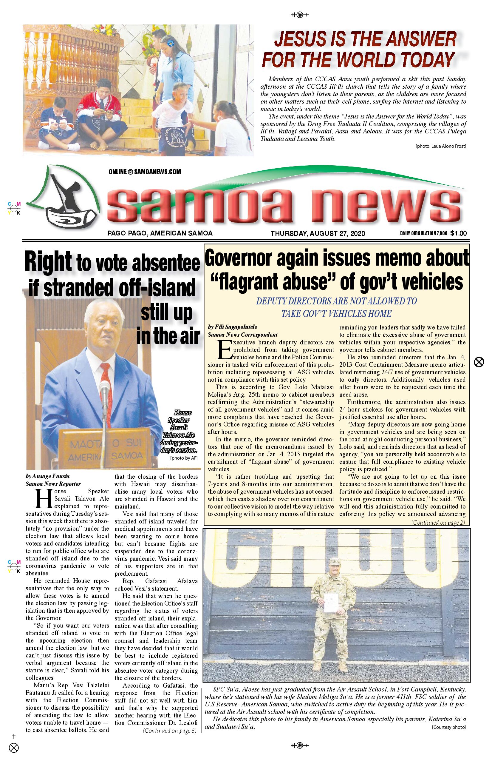 SN News Thursday, August 27, 2020