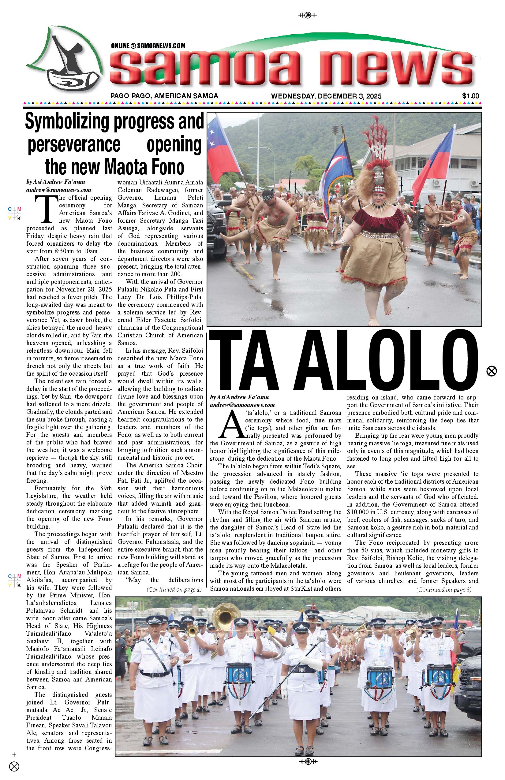 SN News Wednesday, December 03, 2025