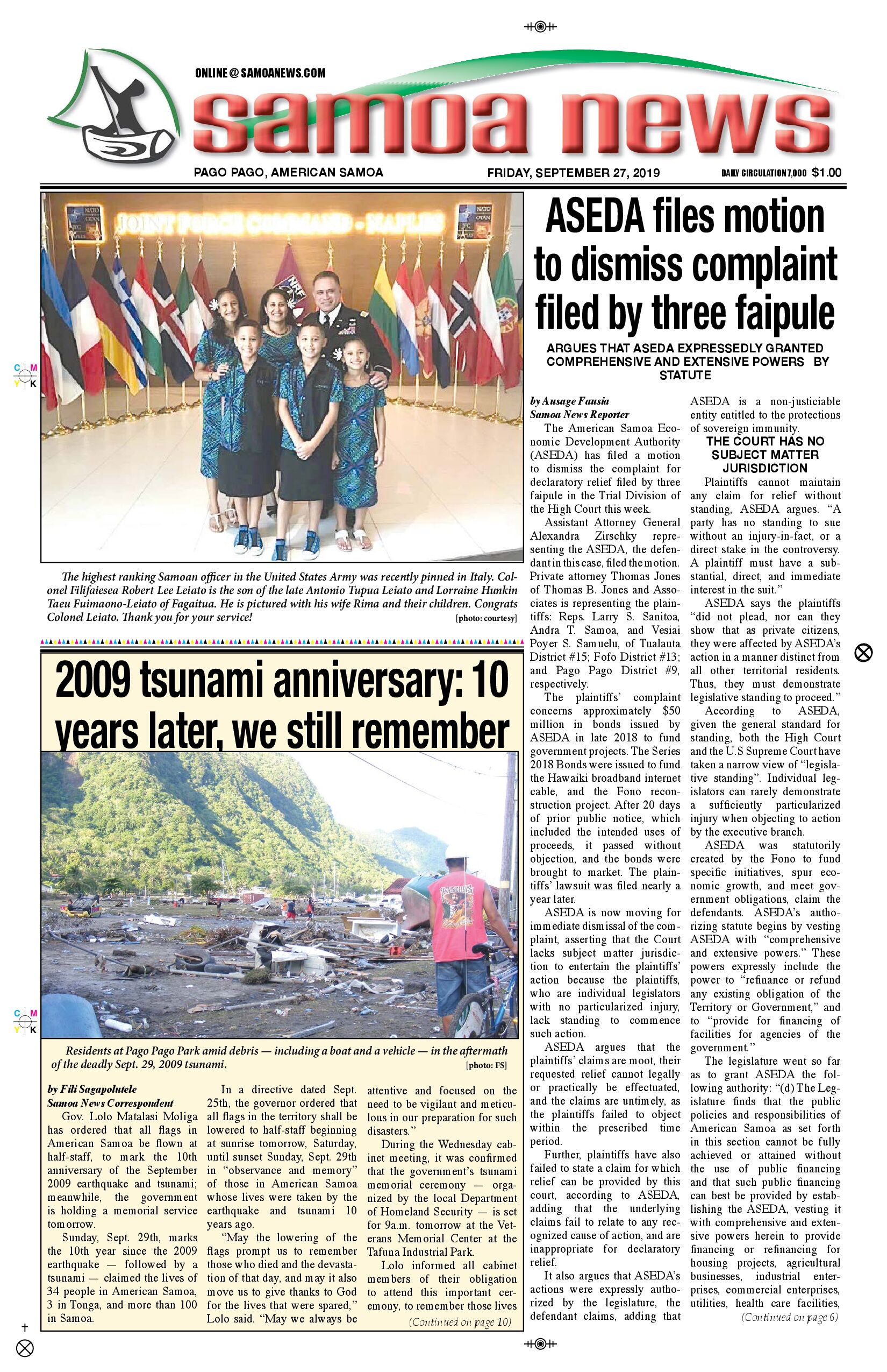 SN News Friday, September 27, 2019