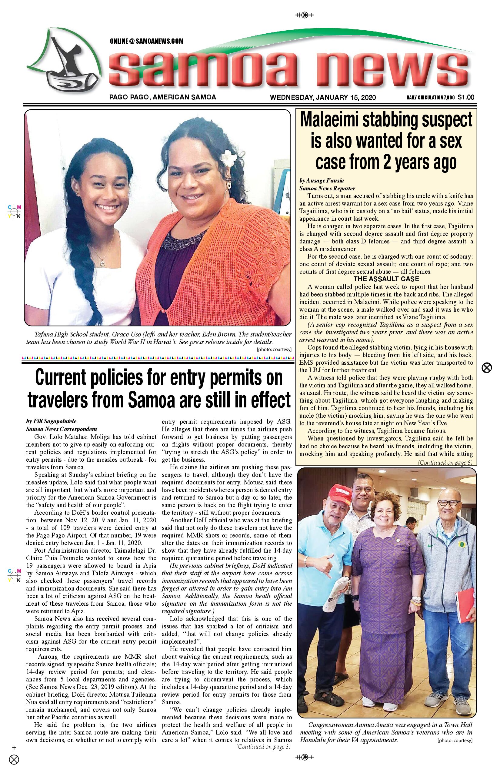 SN News Wednesday, January 15, 2020