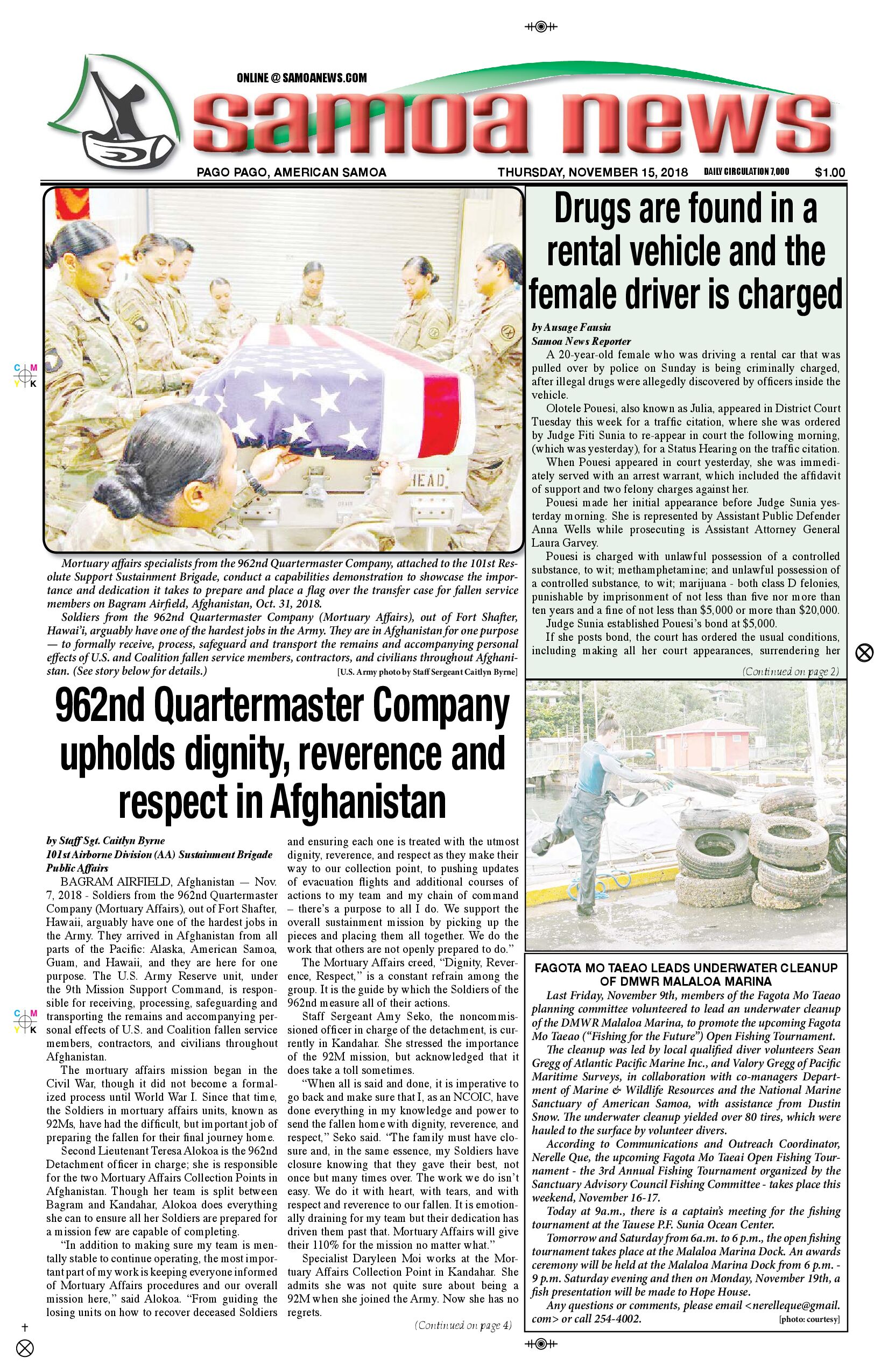 SN News Thursday, November 15, 2018