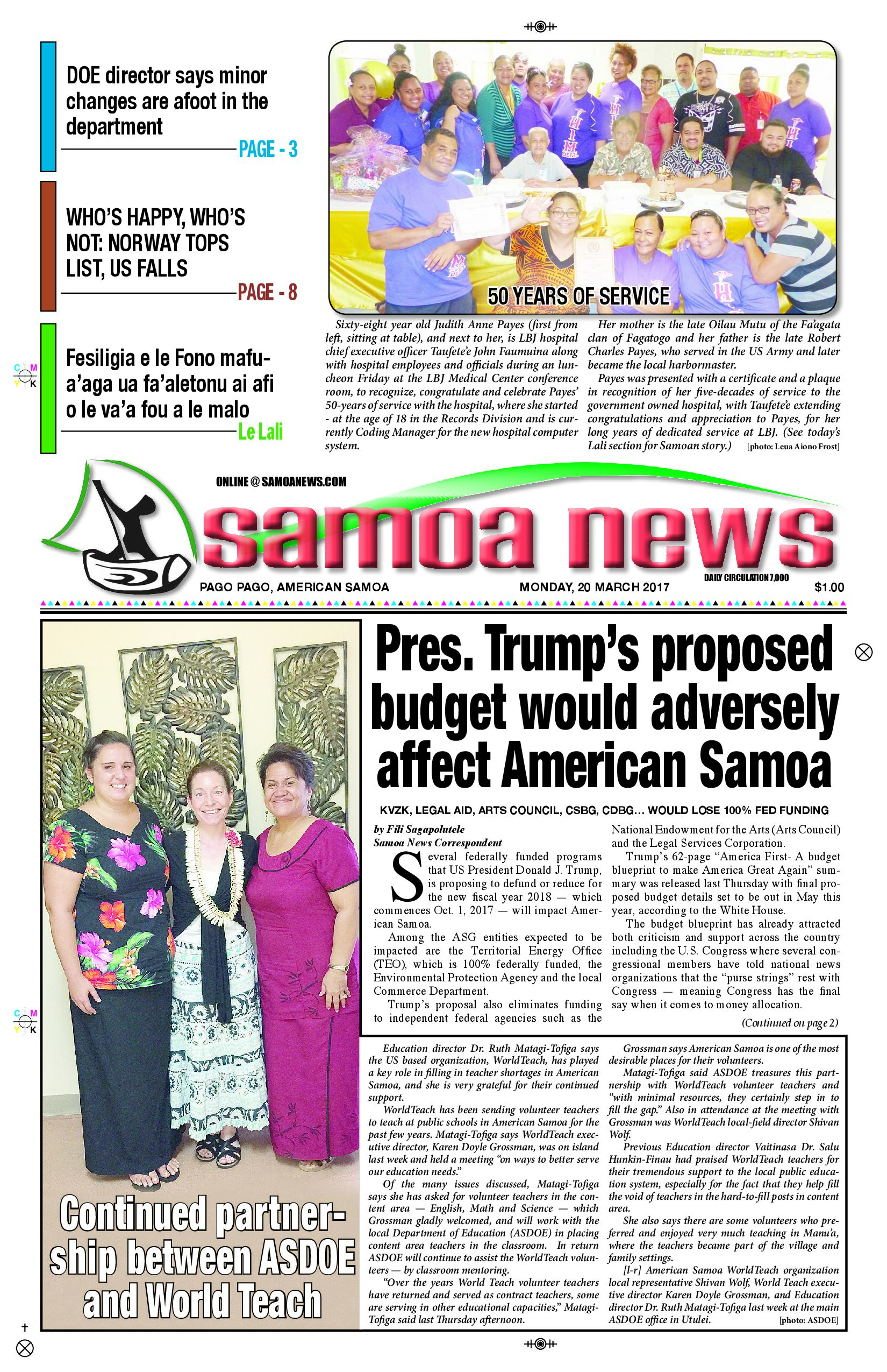 SN News Monday, March 20, 2017