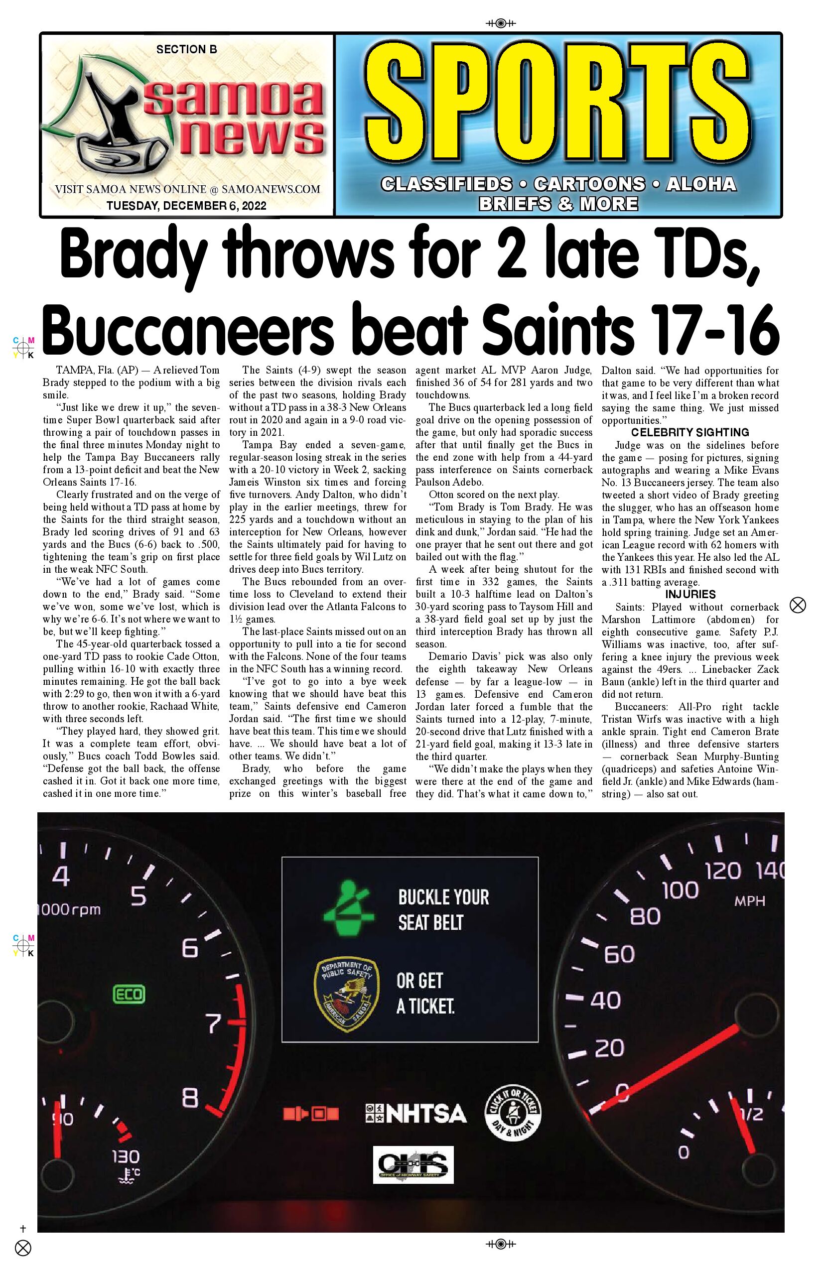 SN Sports Tuesday, December 06, 222