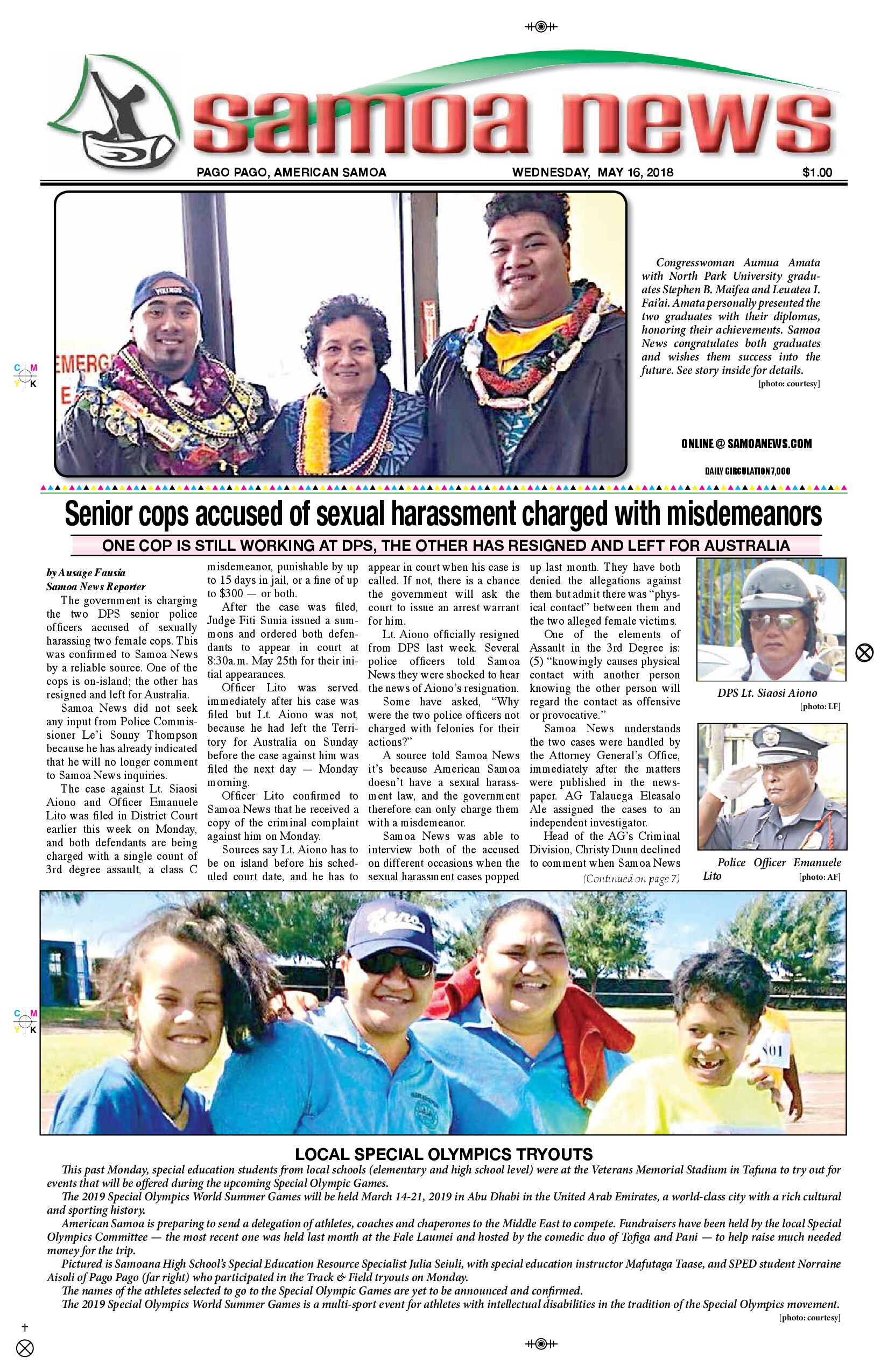 SN News Wednesday, May 16, 2018