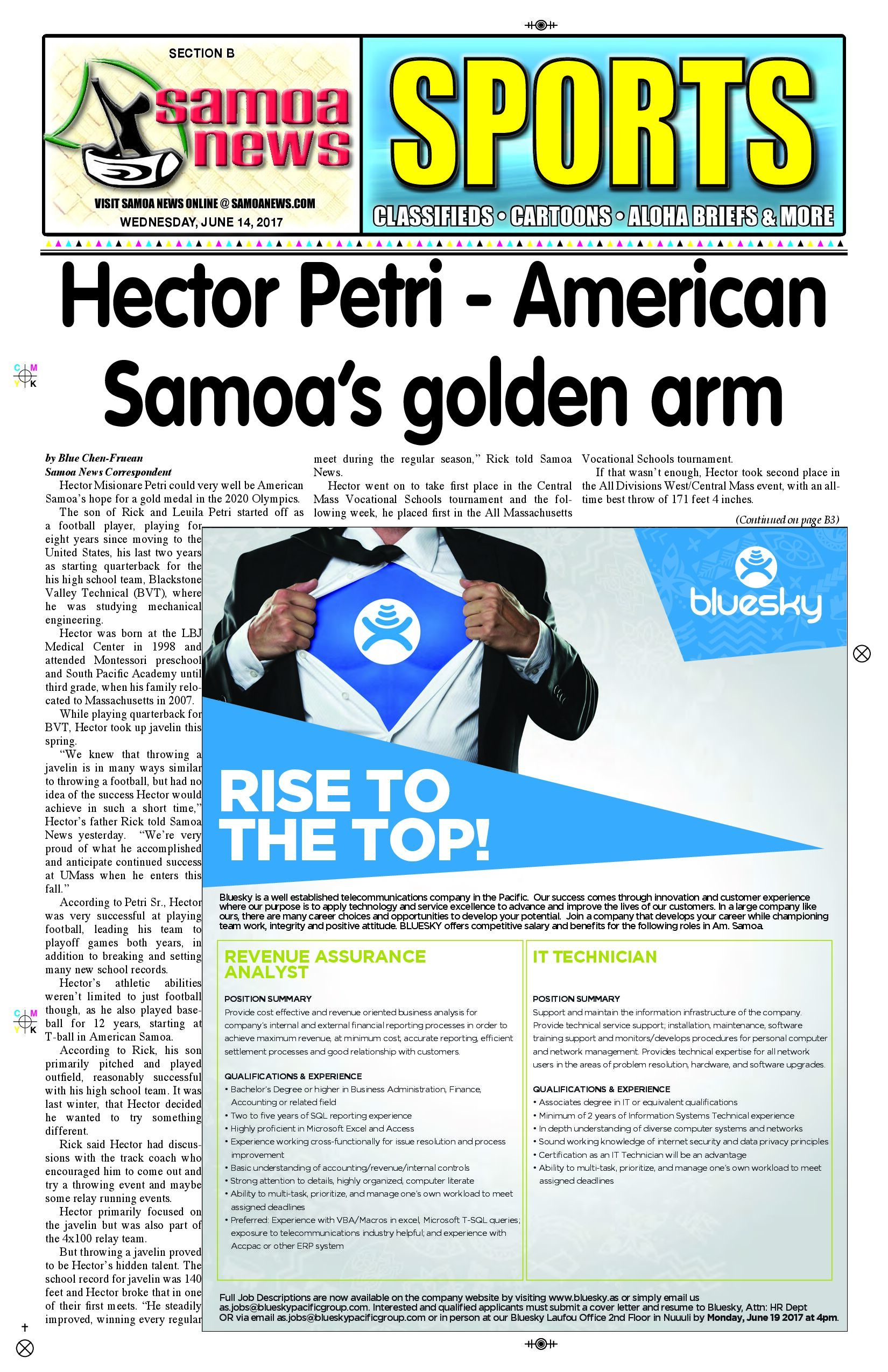 SN Sports Wednesday June 14, 2017