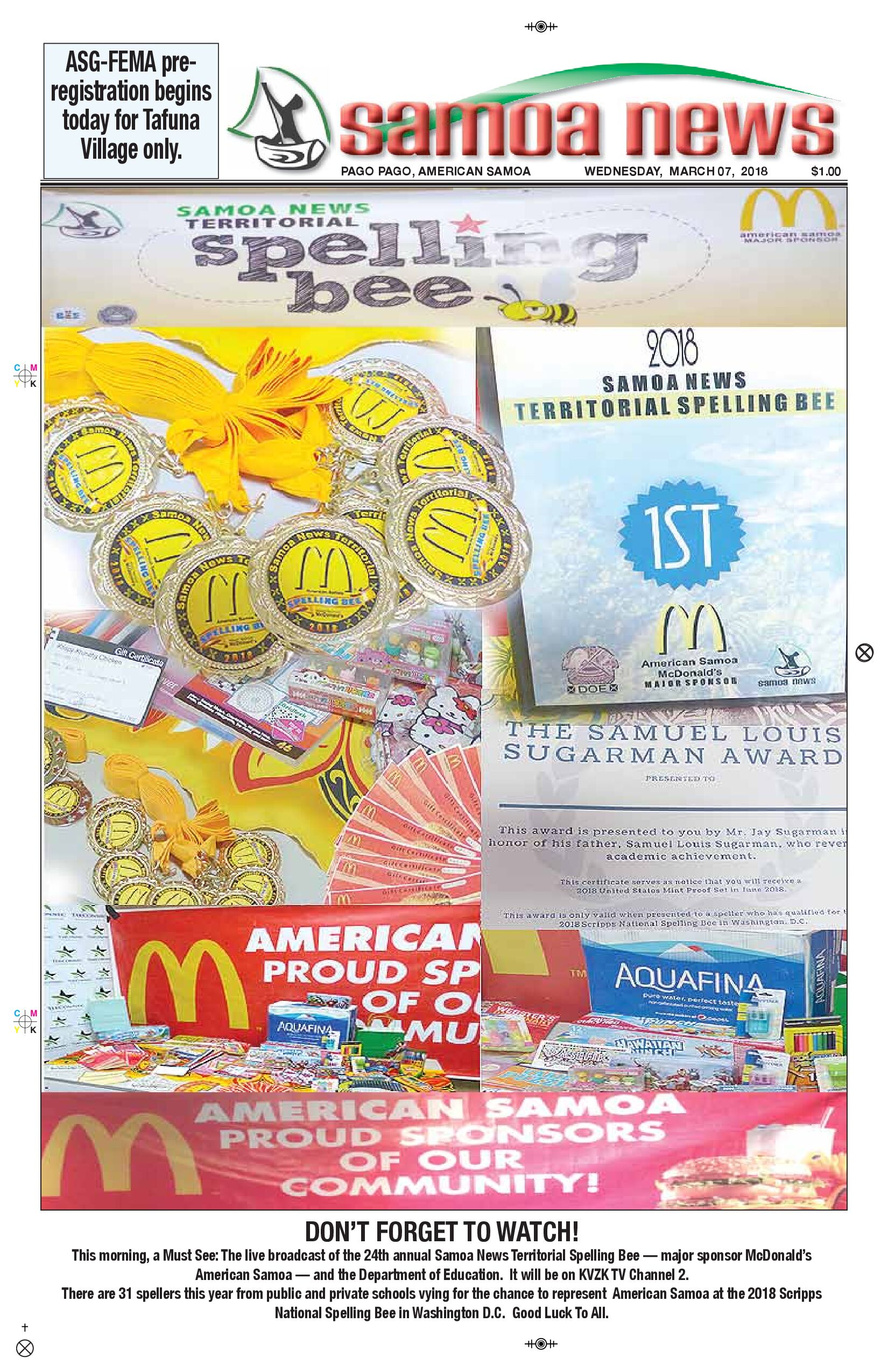 SN News Wednesday, March 7, 2018