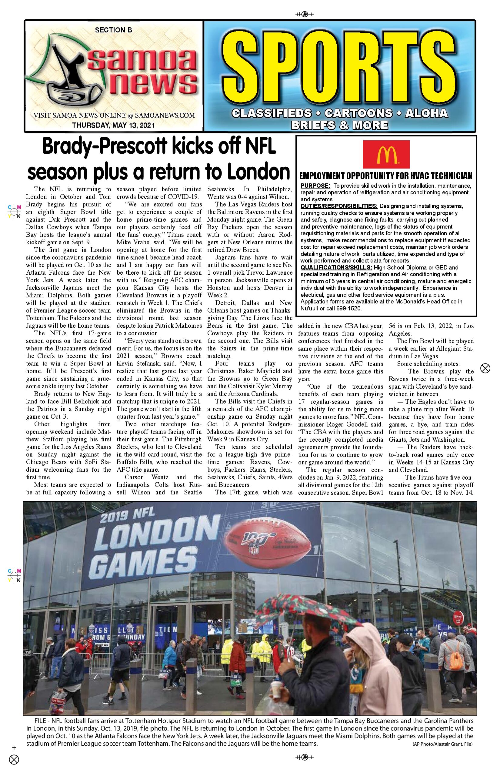 SN Sports Thursday, May 13, 2021