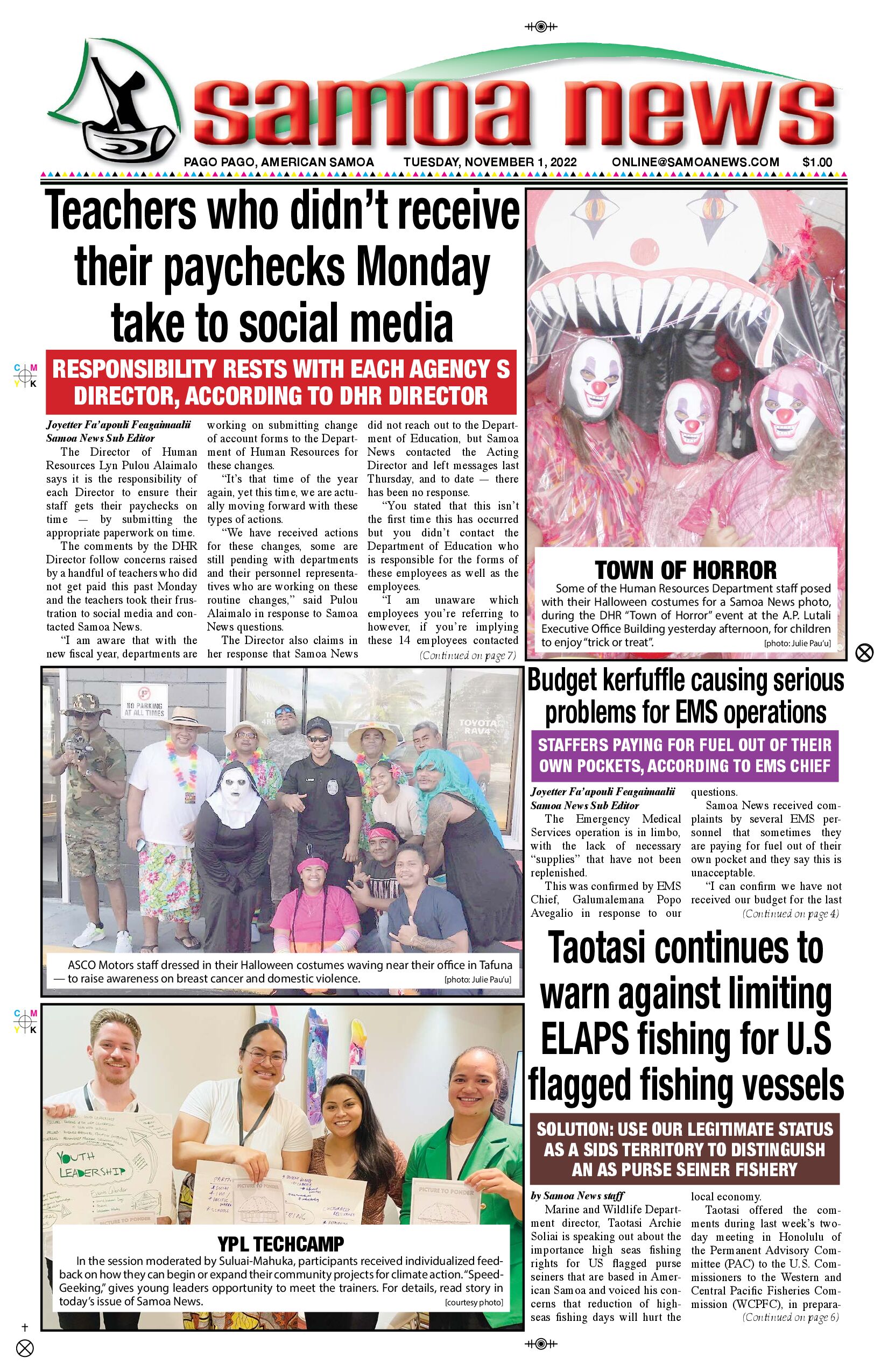 SN News Tuesday, November 01, 2022