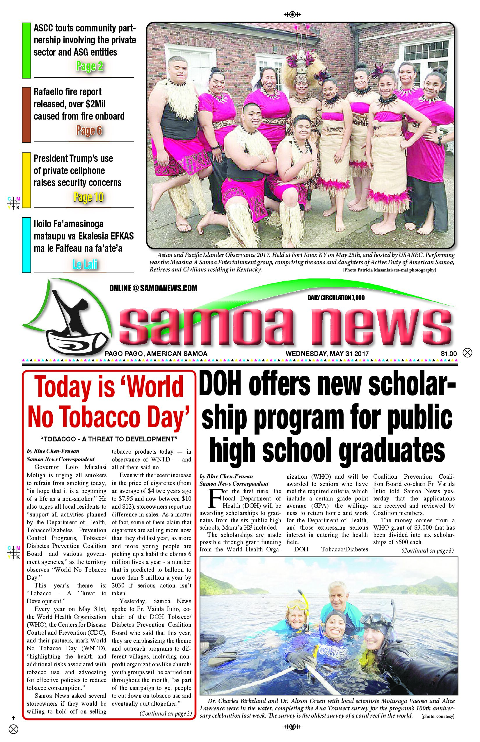 SN News Wednesday May 31, 2017