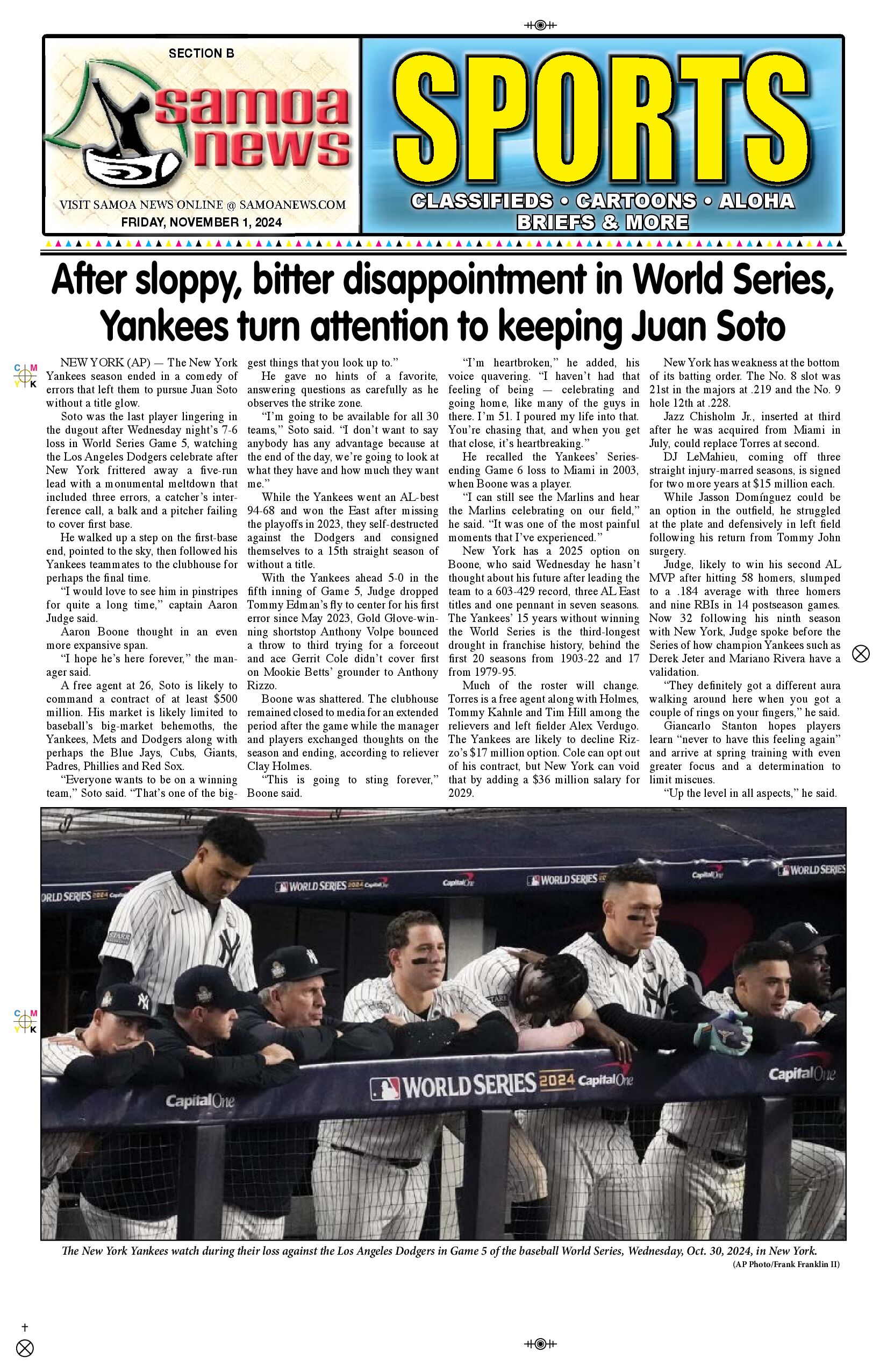 SN Sports Friday, November 01, 2024