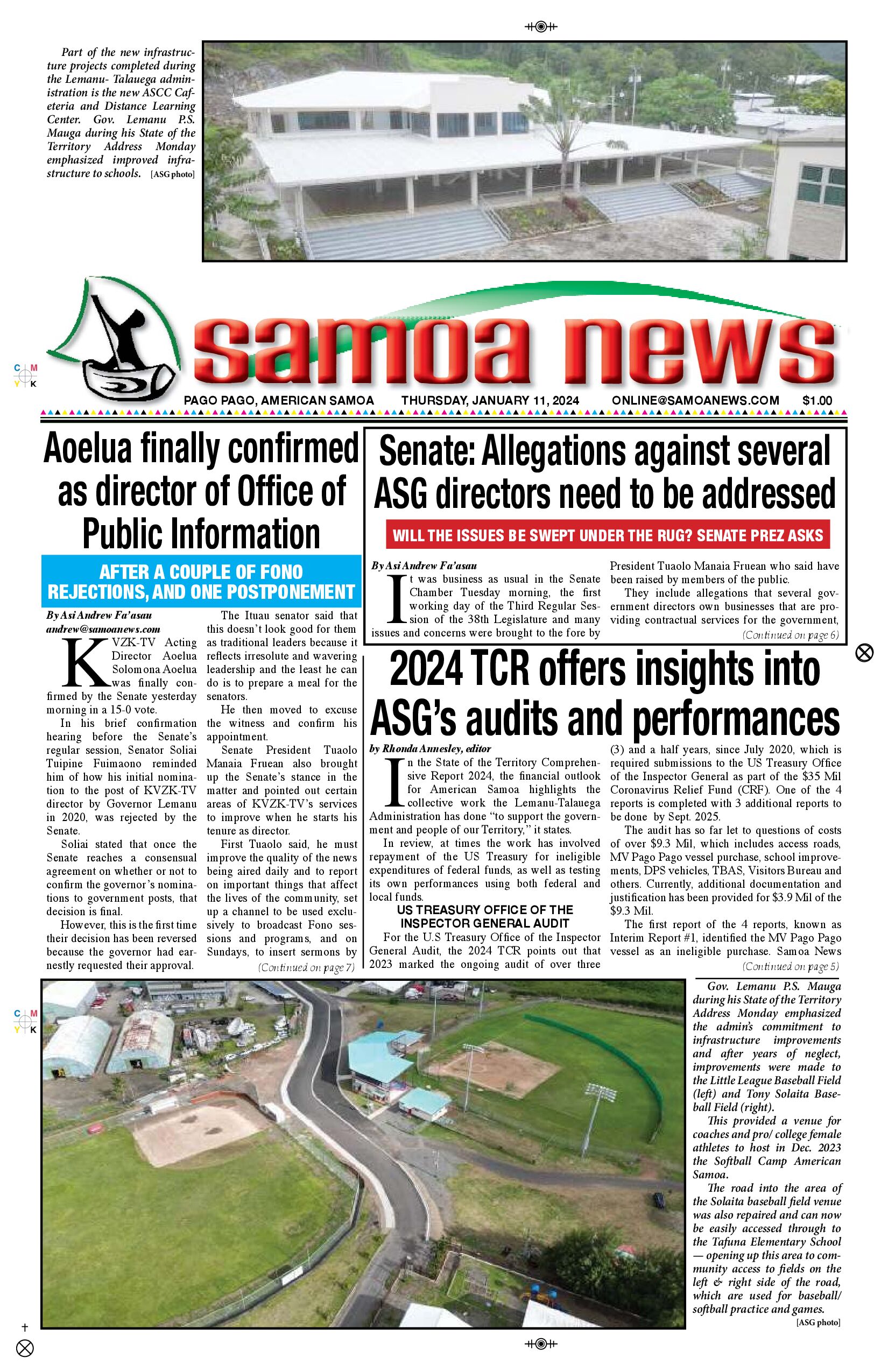 SN News Thursday, January 11, 2024