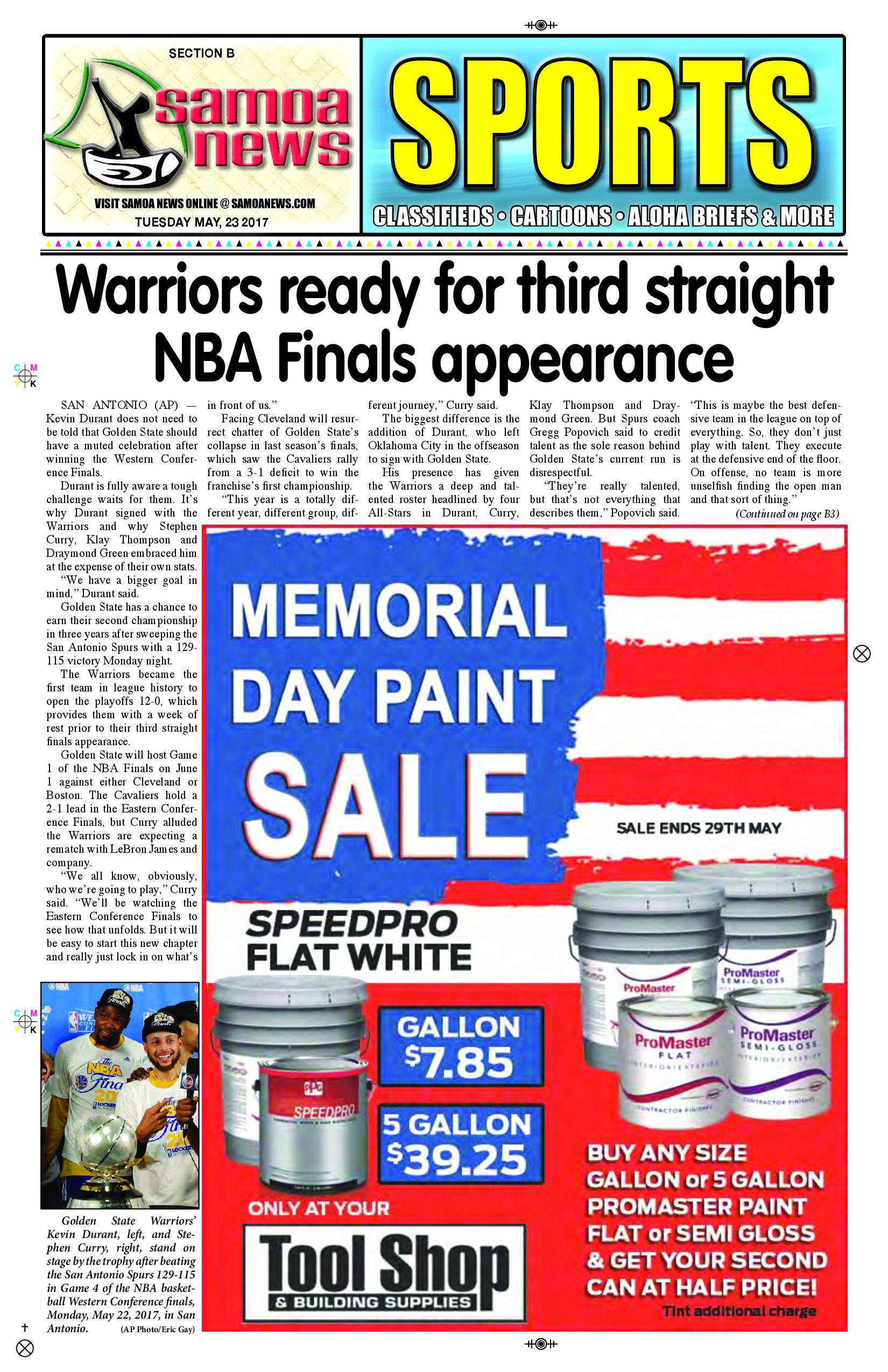 SN Sports Tuesday, May 23, 2017