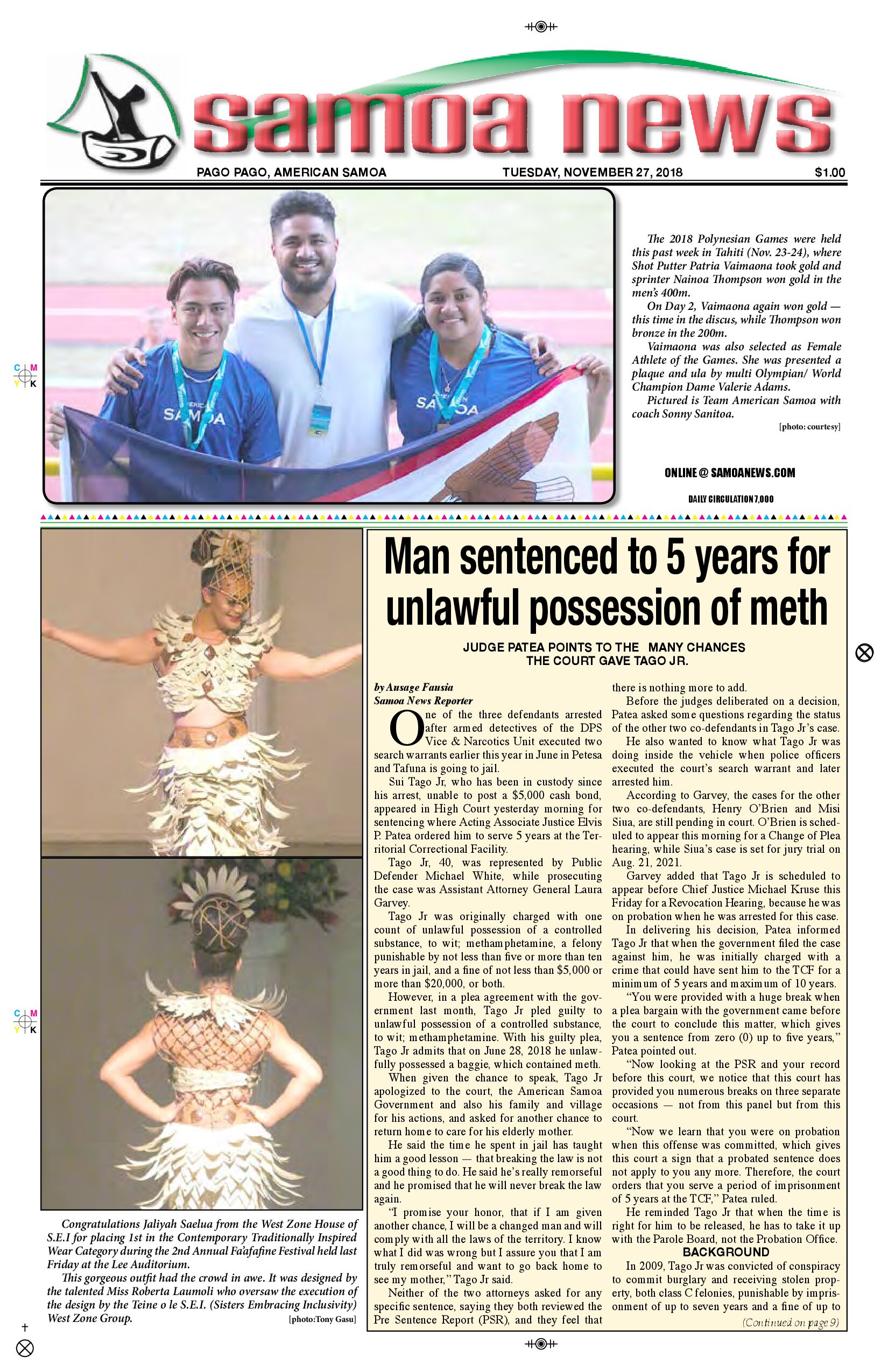 SN News Tuesday, November 27, 2018