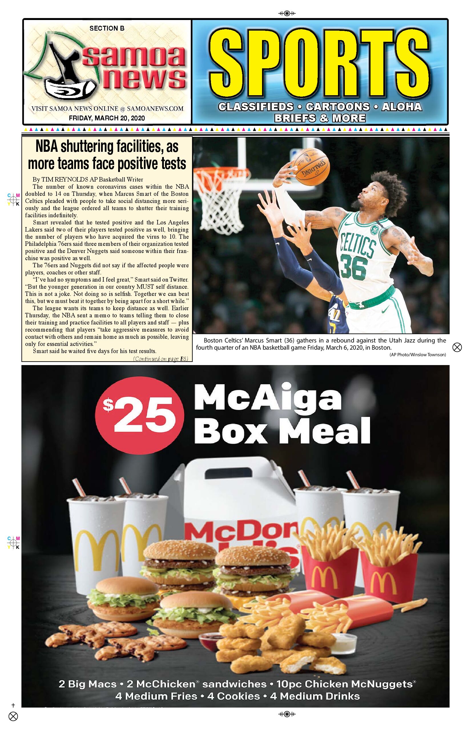 SN Sports Friday, March 20, 2020