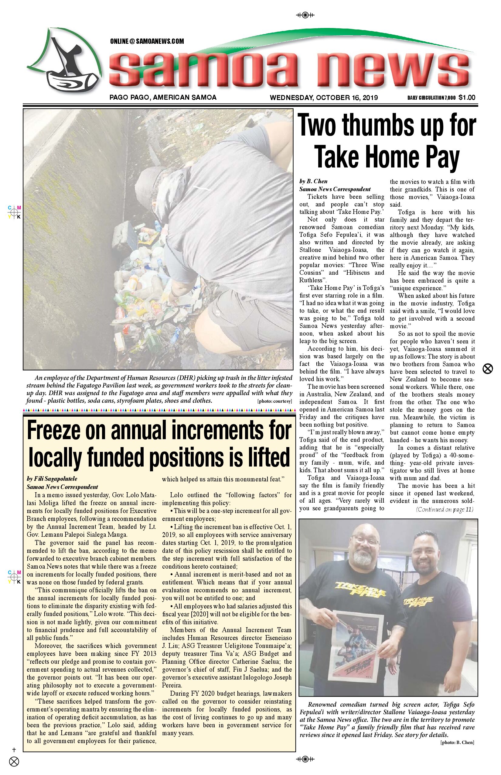 SN News Wednesday, October 16, 2019