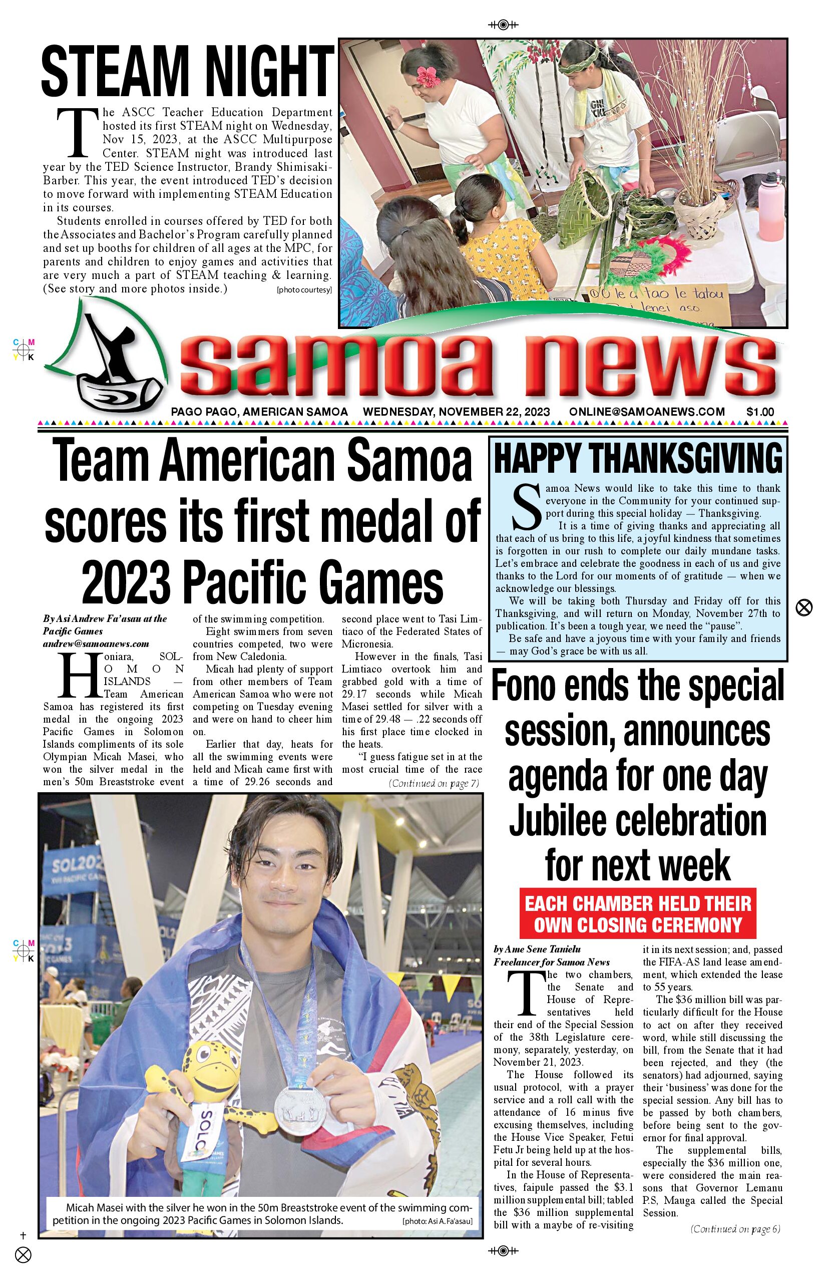 SN News Wednesday, November 22, 2023