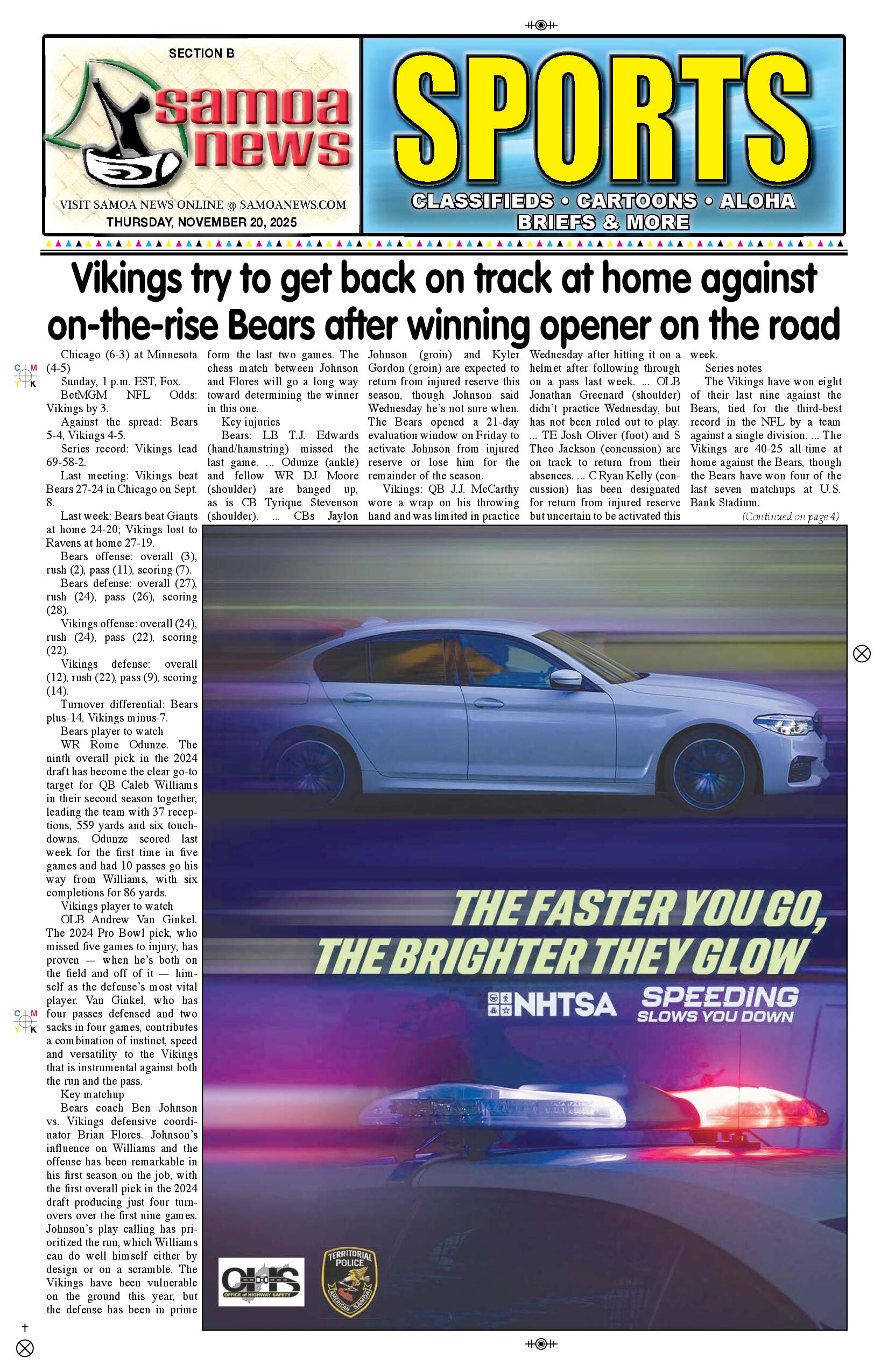 SN Sports Thursday, November 20, 2025