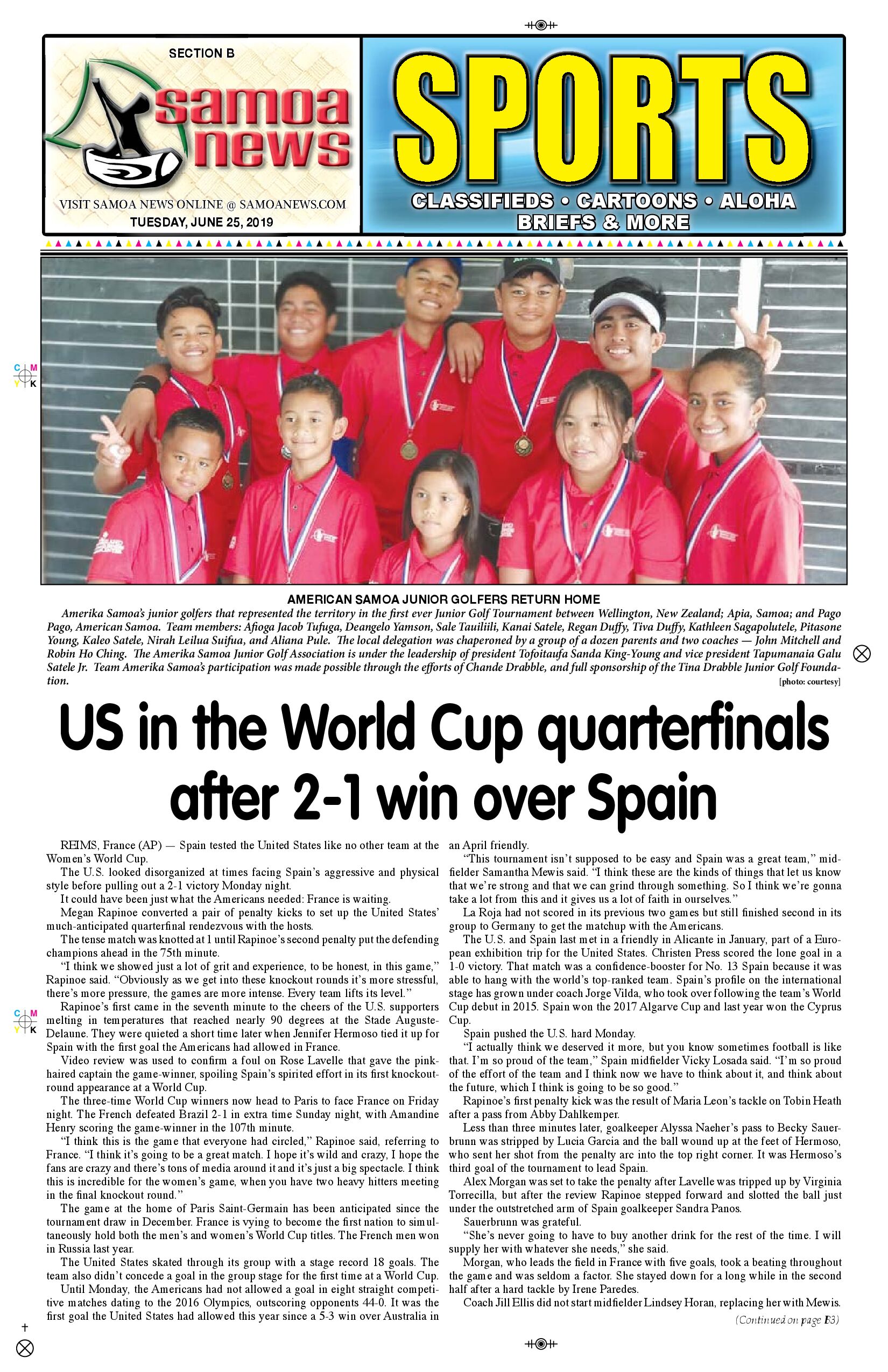 SN Sports Tuesday, June 25, 2019