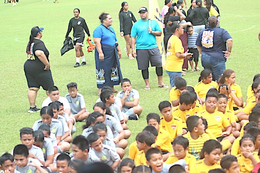 Young soccer players