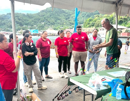 Brian Peck teaches participants