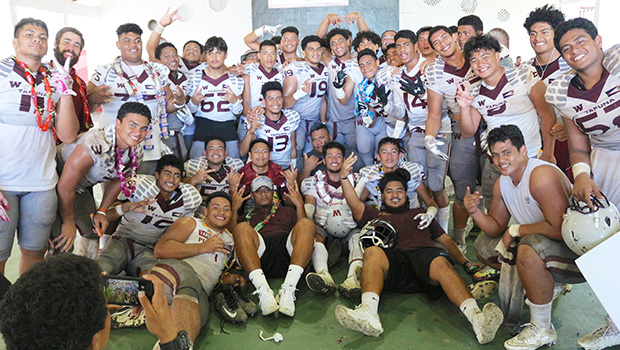 2018 - 2019 ASHSAA Football Varsity ‘Undefeated’ Champions – Tafuna Warriors