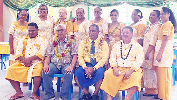 Voice of Christ Full Gospel Church members at ASCC sewing class