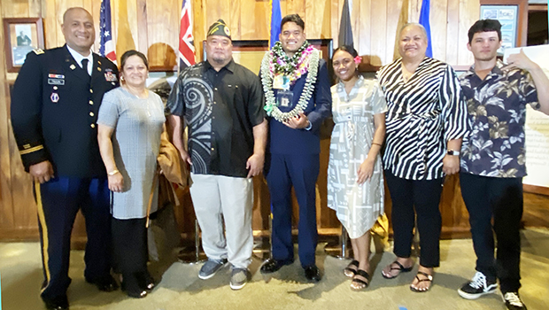 Deonmark Alaimaleata and family