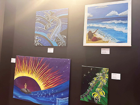 art work at Moso’oi Festival of Arts & Humanities Art Gala