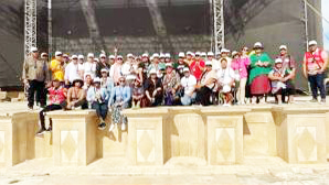 The Tonga church group from New Zealand 